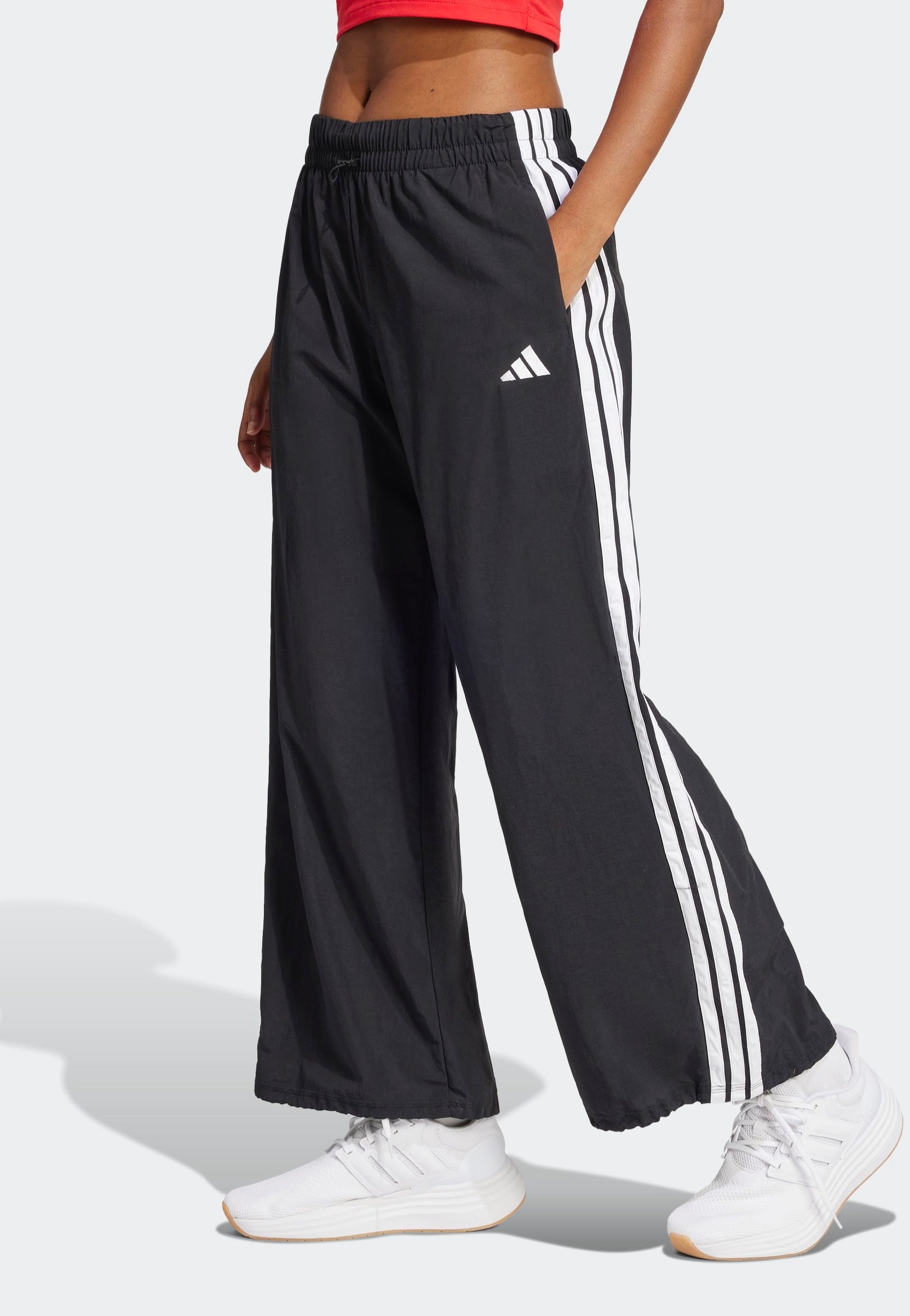 Adidas W 3S WV Black/White - Sweat Pants | Impericon