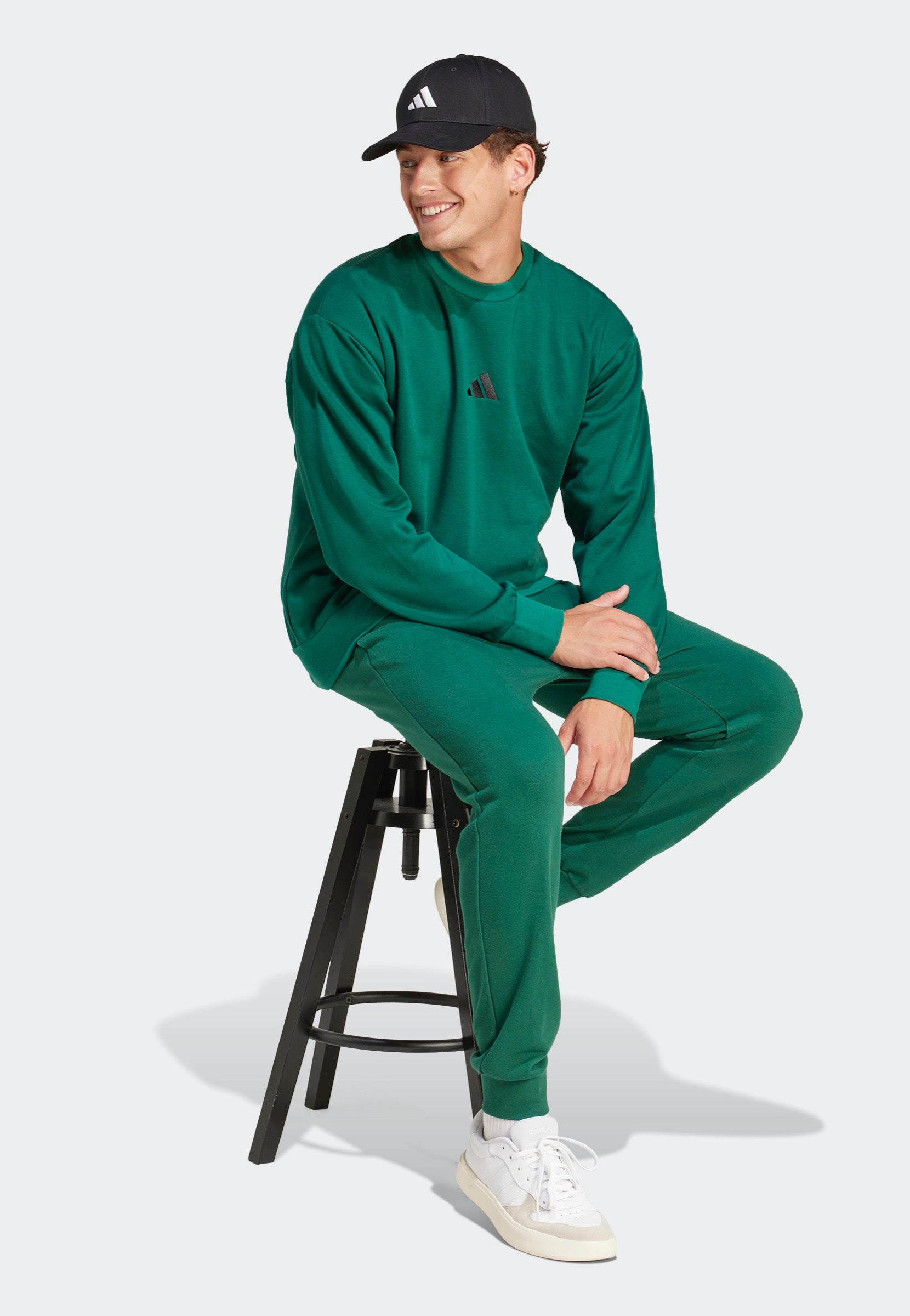 Adidas - M Feelcozy Swt Cgreen/Black - Longsleeve | Men-Image