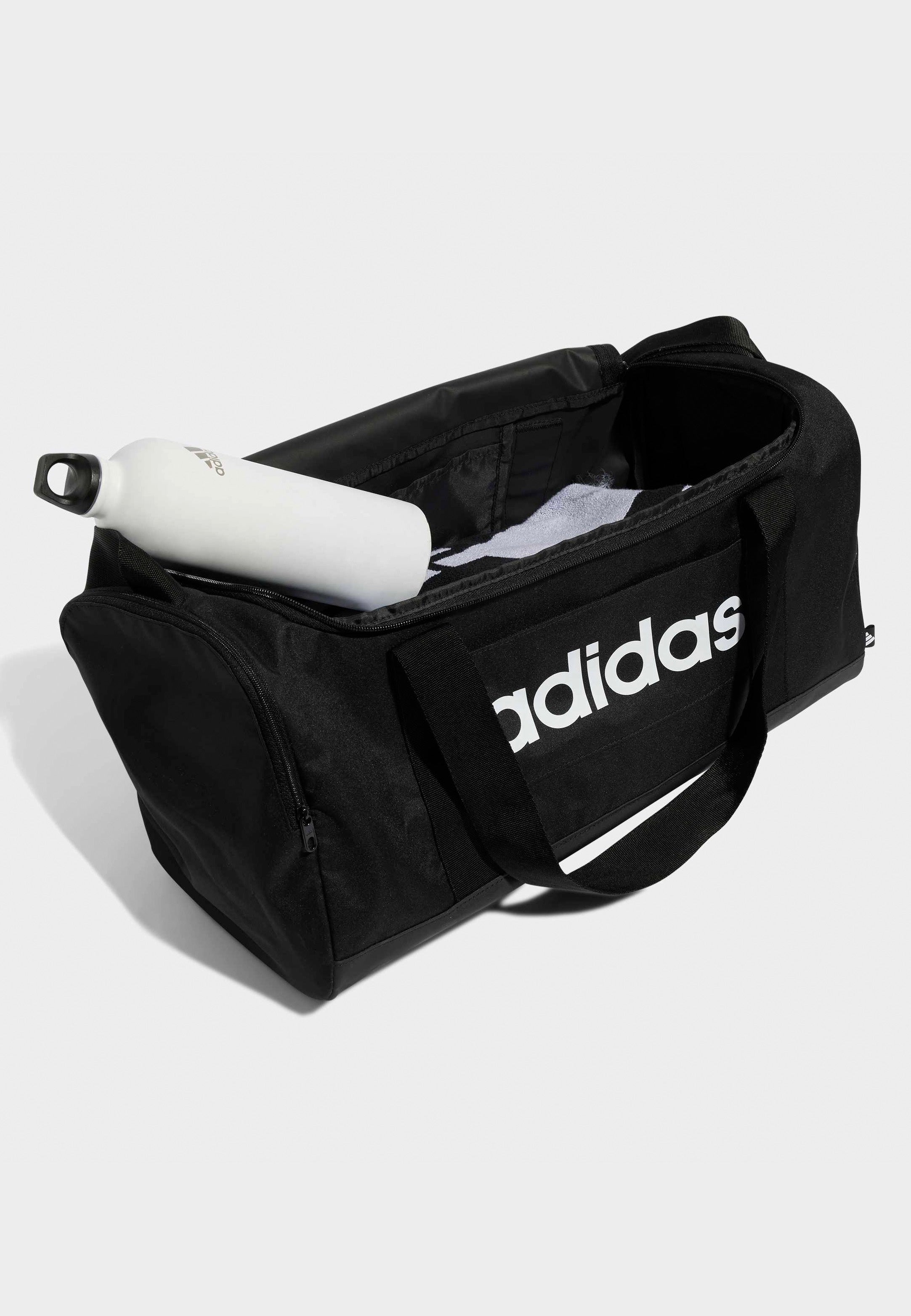 Adidas - Linear Duffel S Black/Black/White - Dufflebag | Men-Image
