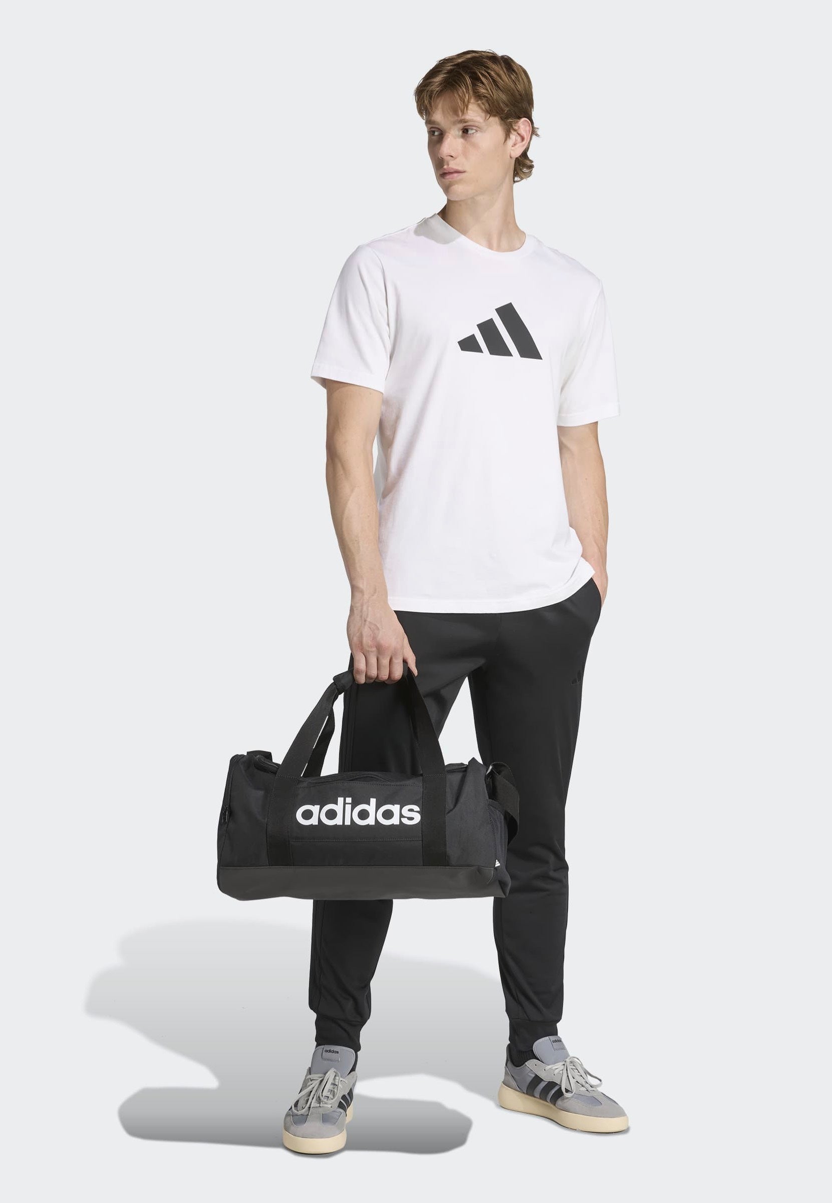 Adidas - Linear Duffel S Black/Black/White - Dufflebag | Men-Image