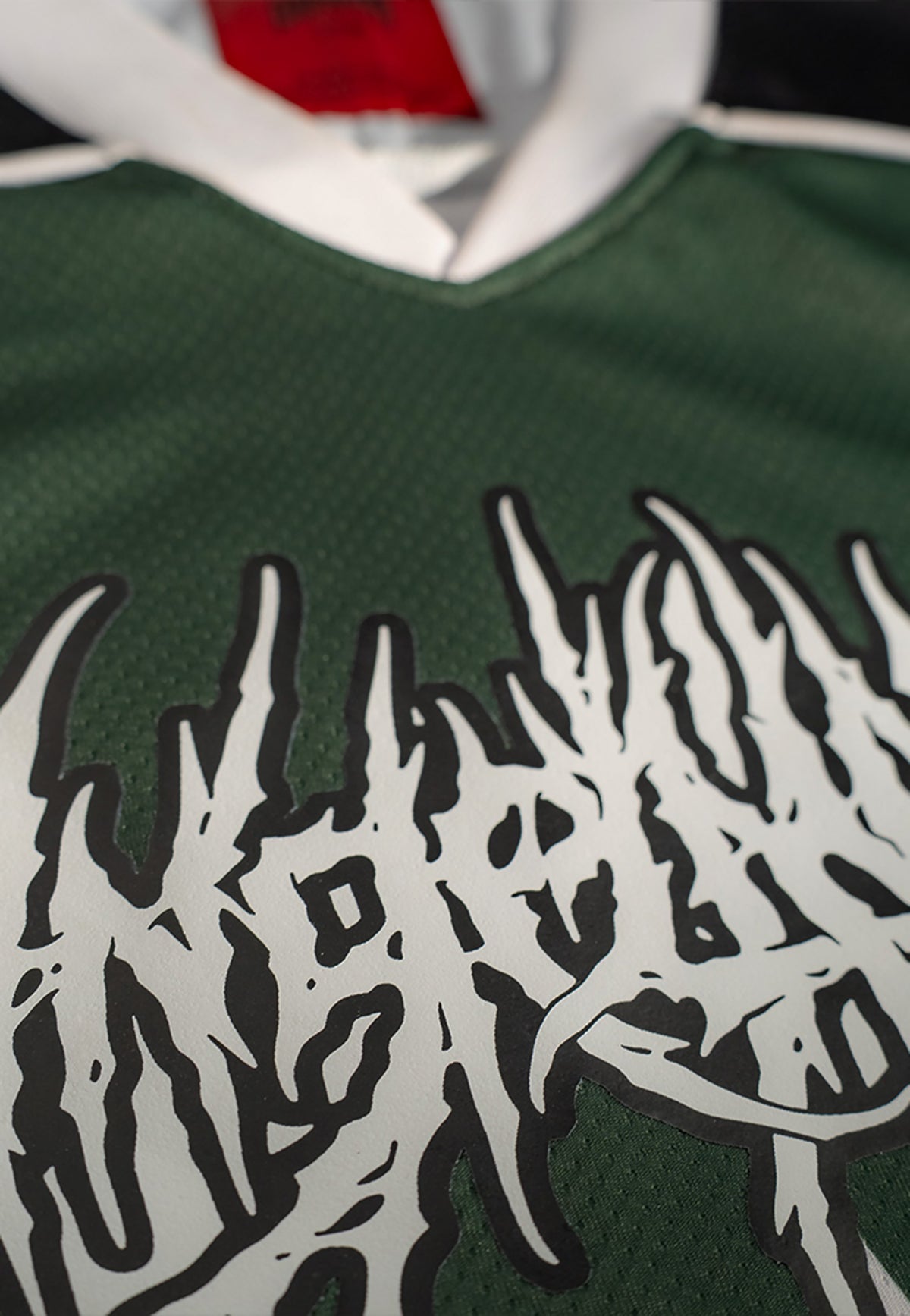 MaskOff Apparel x Angelmaker ANGELMAKER Performance Green Hockey Jersey | Men-Image