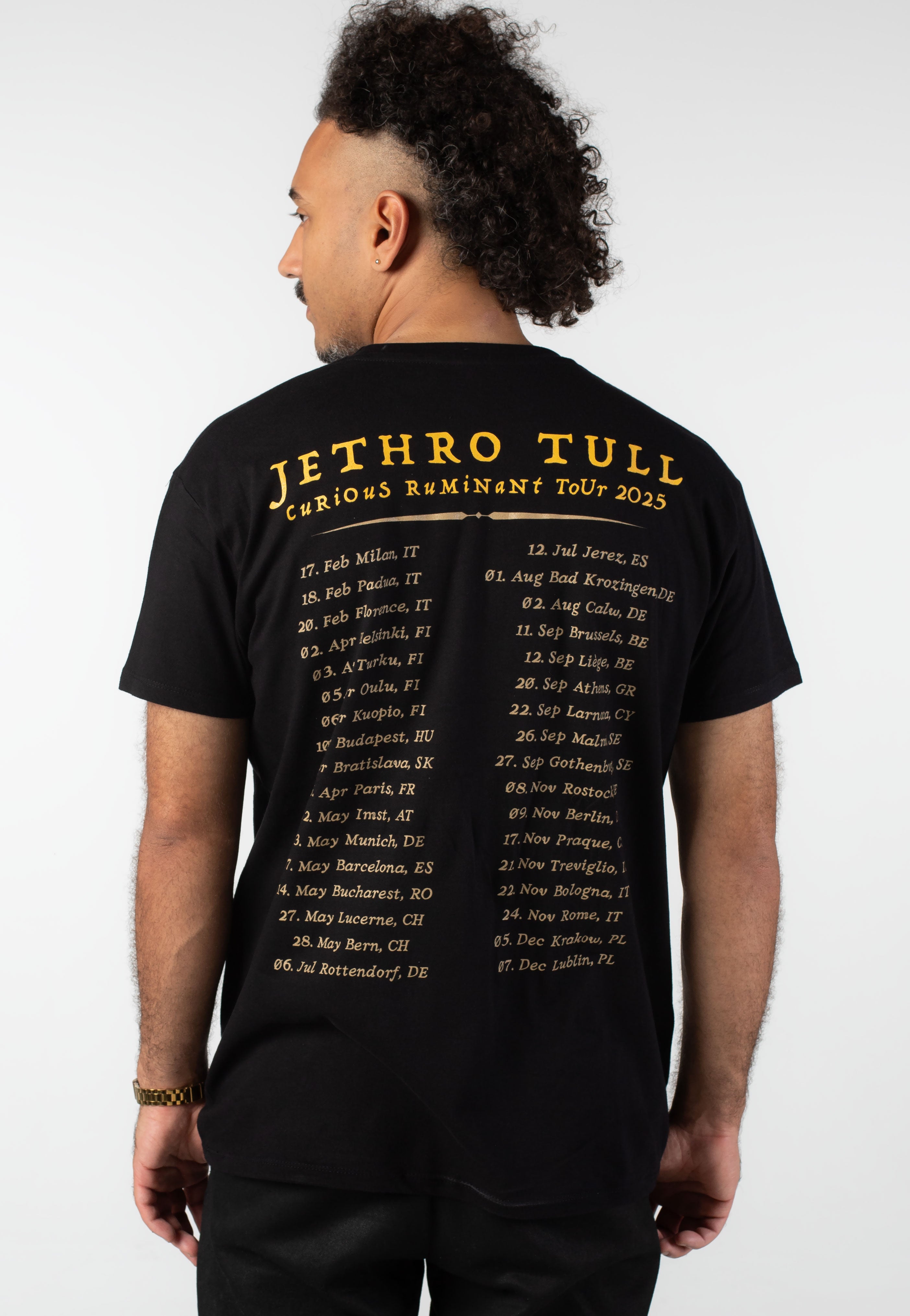 Jethro Tull - European Tourshirt 2025 – Curious Ruminant - T-Shirt | Men-Image