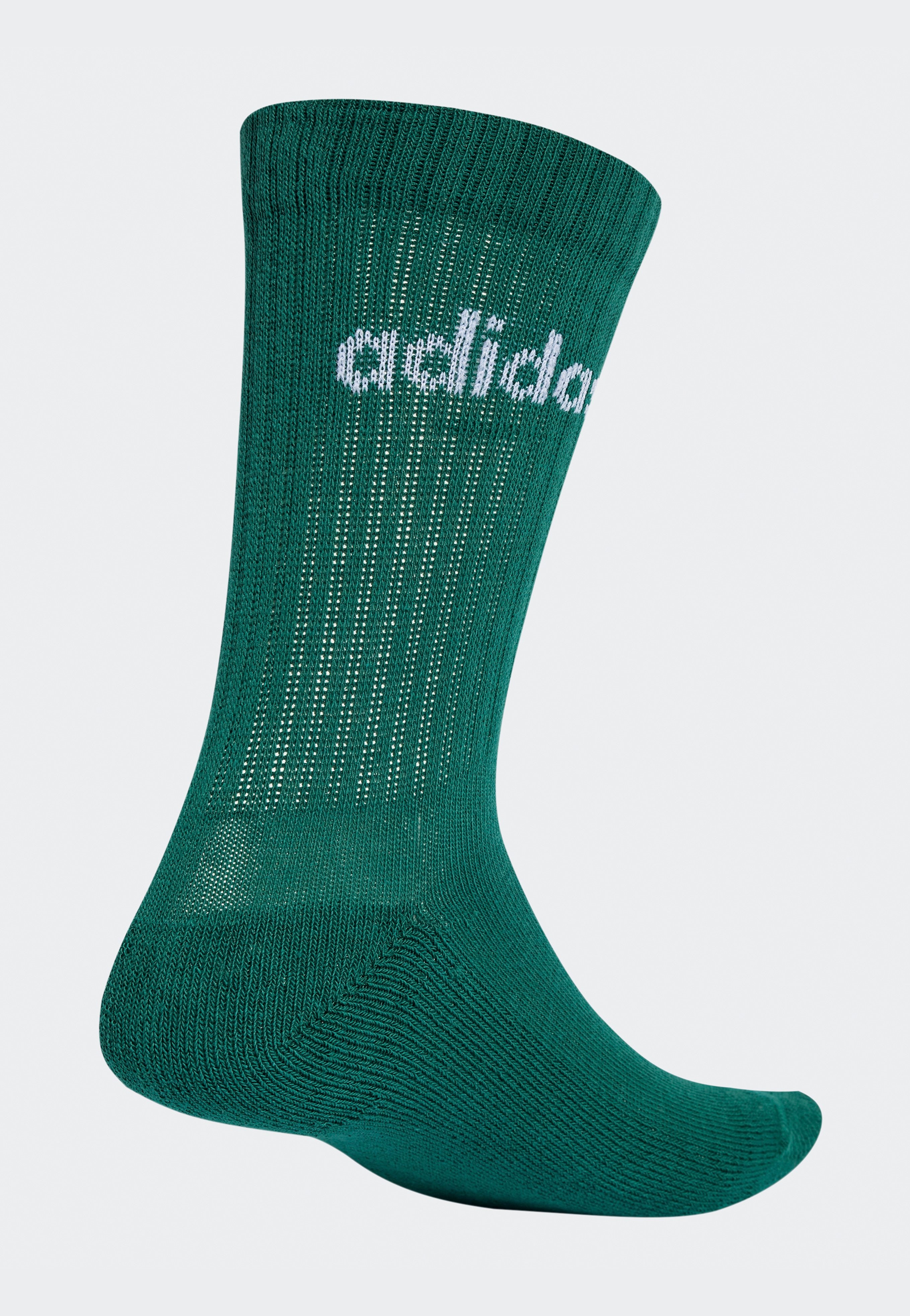 Adidas - C Lin Crew Pack Of 3 Cgreen/White/White - Socks | Neutral-Image