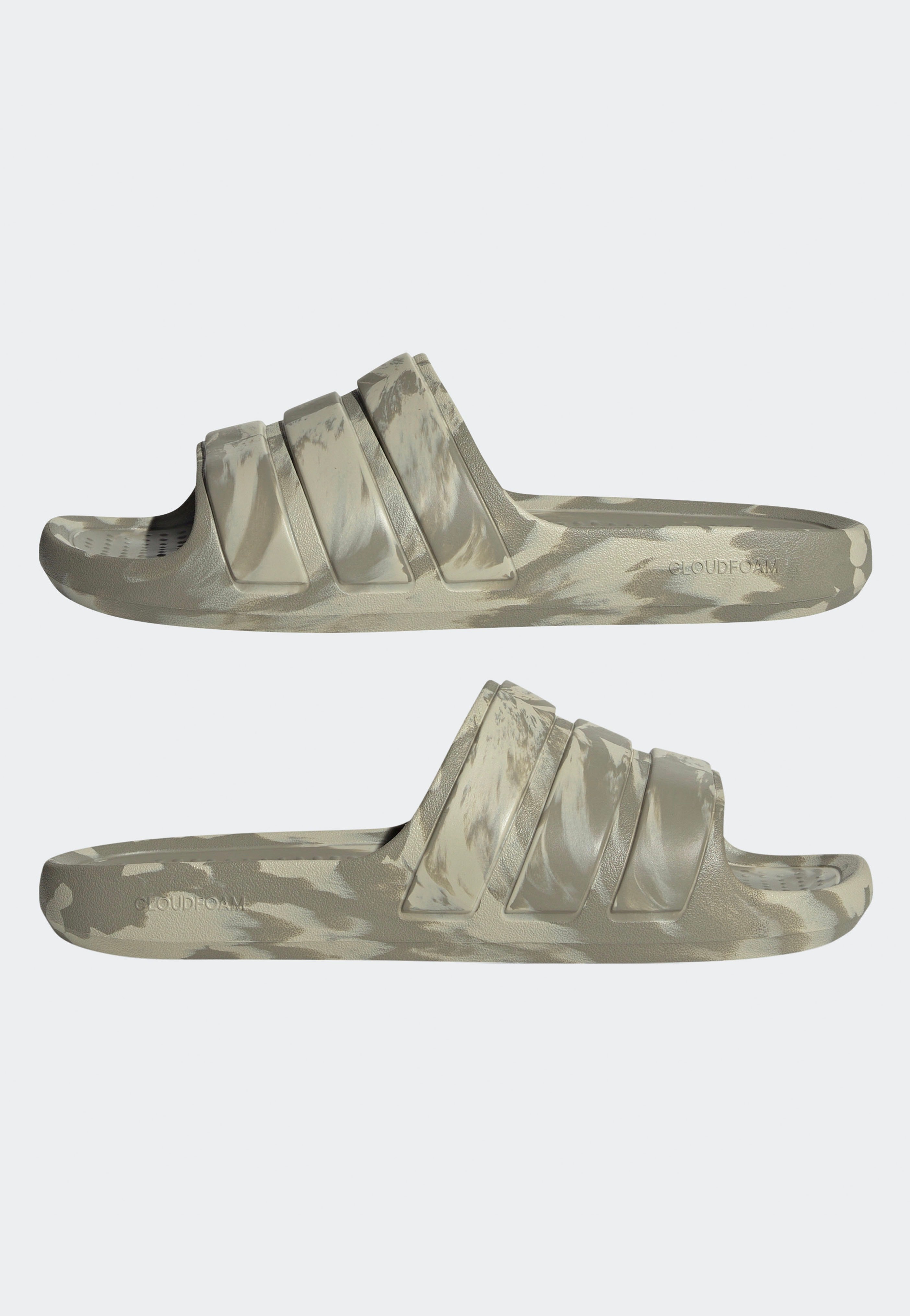 Adidas - Adilette Flow Putbei/Putgre/Putgre - Slides | Neutral-Image