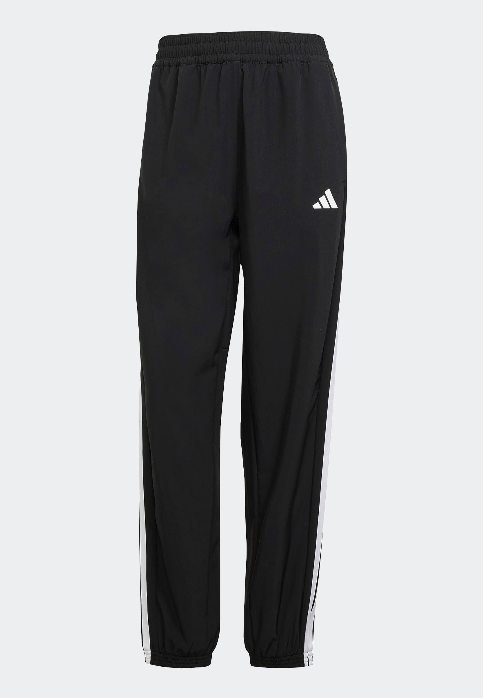 Adidas - Workout Essentials 3-Stripes Woven Black/White - Sweat Pants | Women-Image