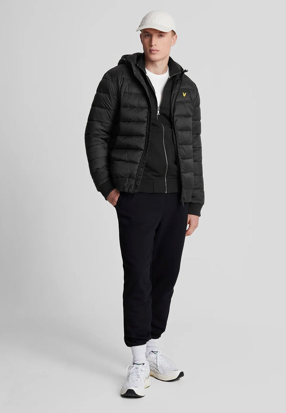 Lyle & Scott - Wadded Jet Black - Jacket | Men-Image