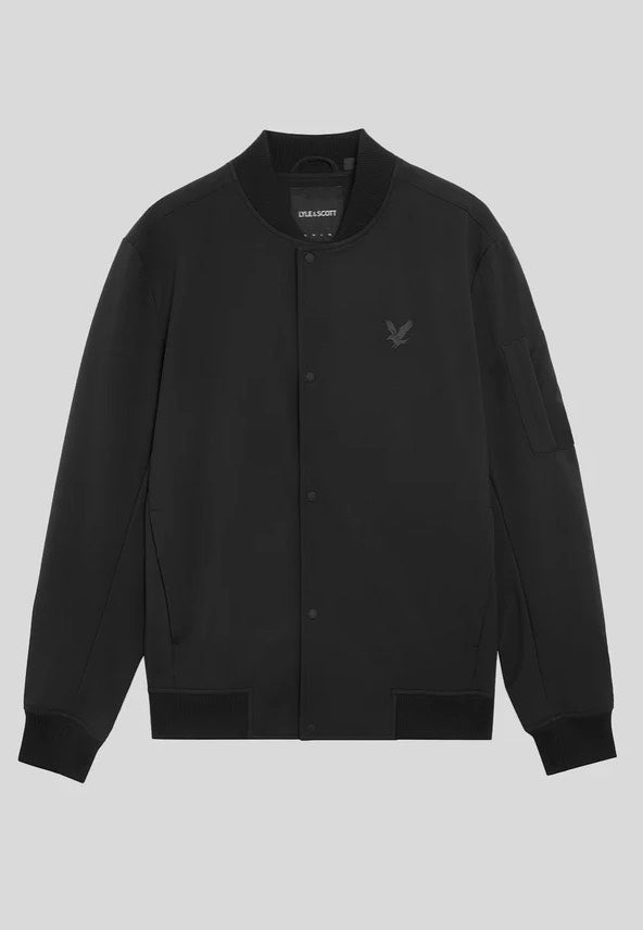 Lyle & Scott - Softshell Bomber Jet Black - Jacket | Men-Image