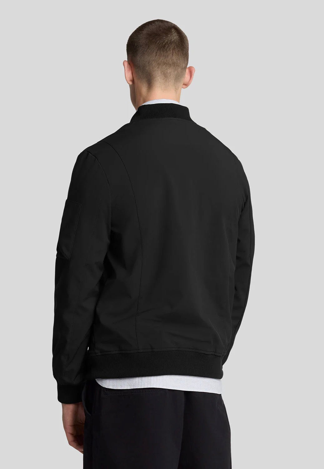 Lyle & Scott - Softshell Bomber Jet Black - Jacket | Men-Image