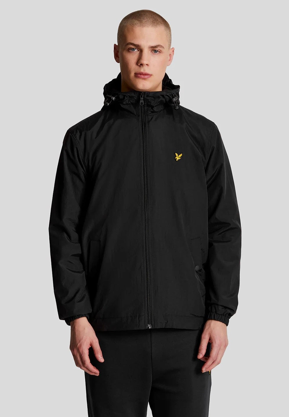 Lyle & Scott - Zip Through Jet Black - Jacket | Men-Image