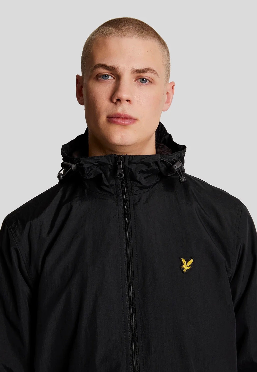 Lyle & Scott - Zip Through Jet Black - Jacket | Men-Image