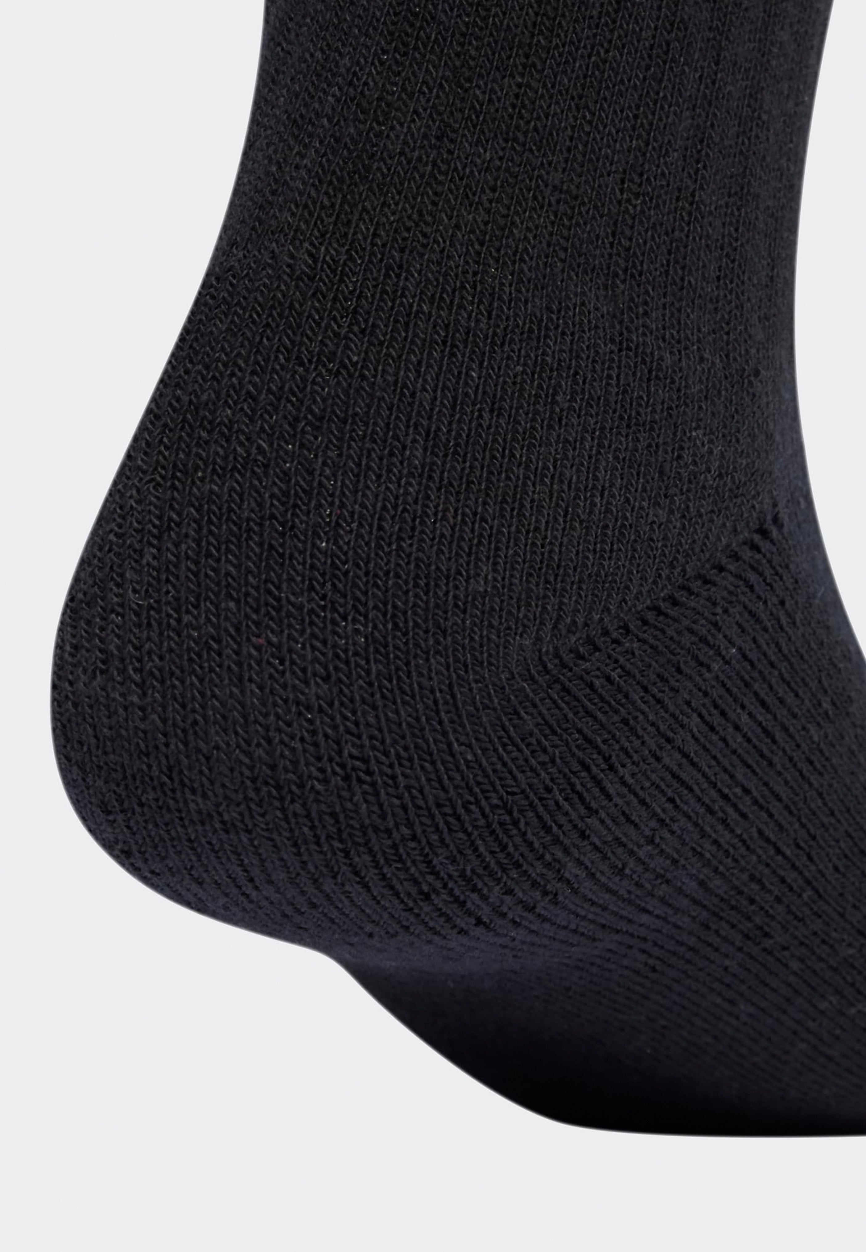 Adidas - Linear CrewPack Of 6 Black/White - Socks | Neutral-Image