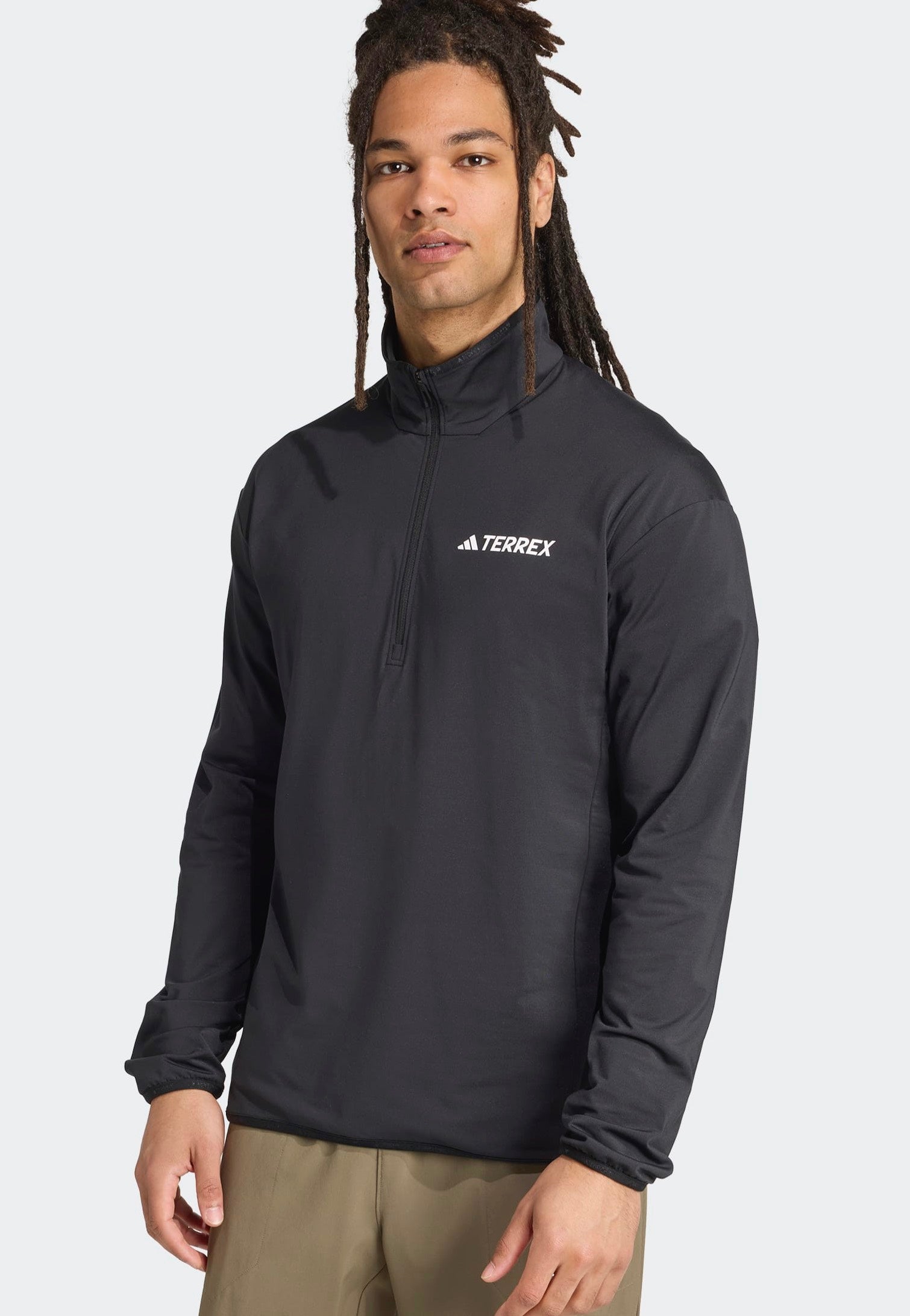 Adidas - Terrex Multi Climawarm Half Zip Tech Black - Jacket | Men-Image