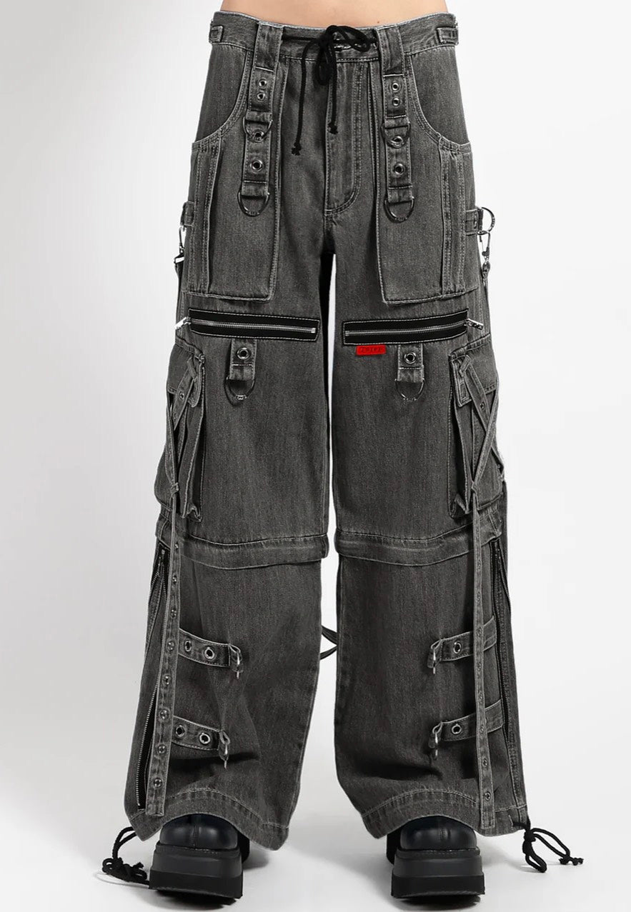 Tripp NYC - X-Strap Zip Off Denim Black - Jeans | Women-Image