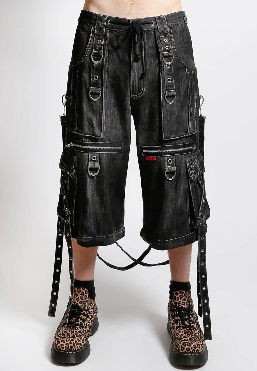 Tripp NYC - X-Strap Black Ink Wash Denim - Jeans | Men-Image