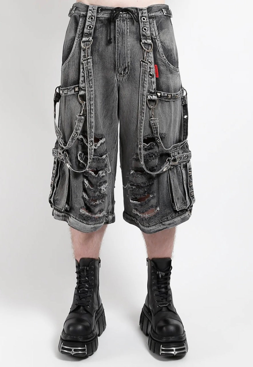 Tripp NYC - Shredder Denim Full Force Pant Black Fog Wash - Jeans | Men-Image