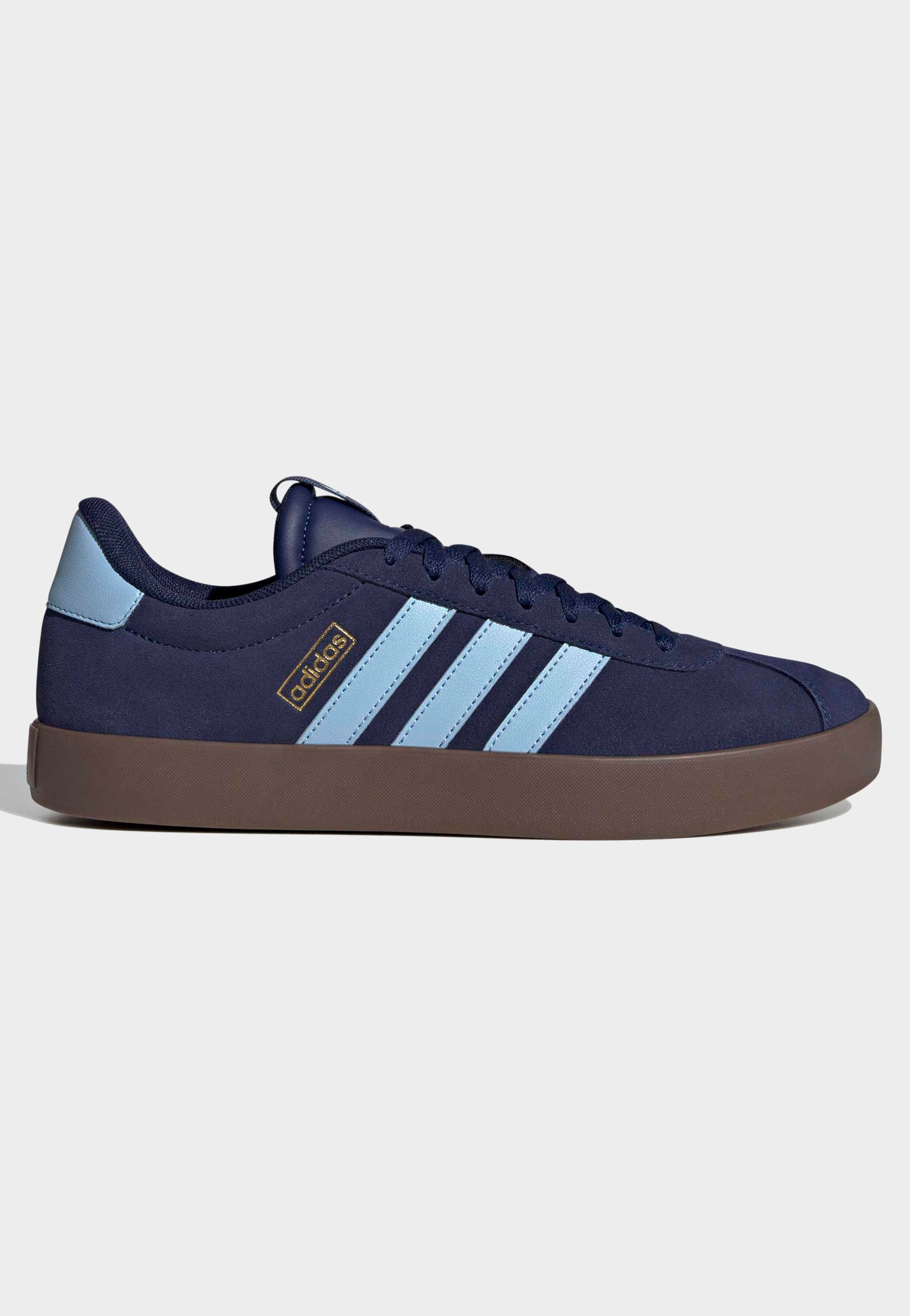 Adidas VL Court 3.0 Dark Blue/Clear Sky/Gold Met Kengät | Men-Image