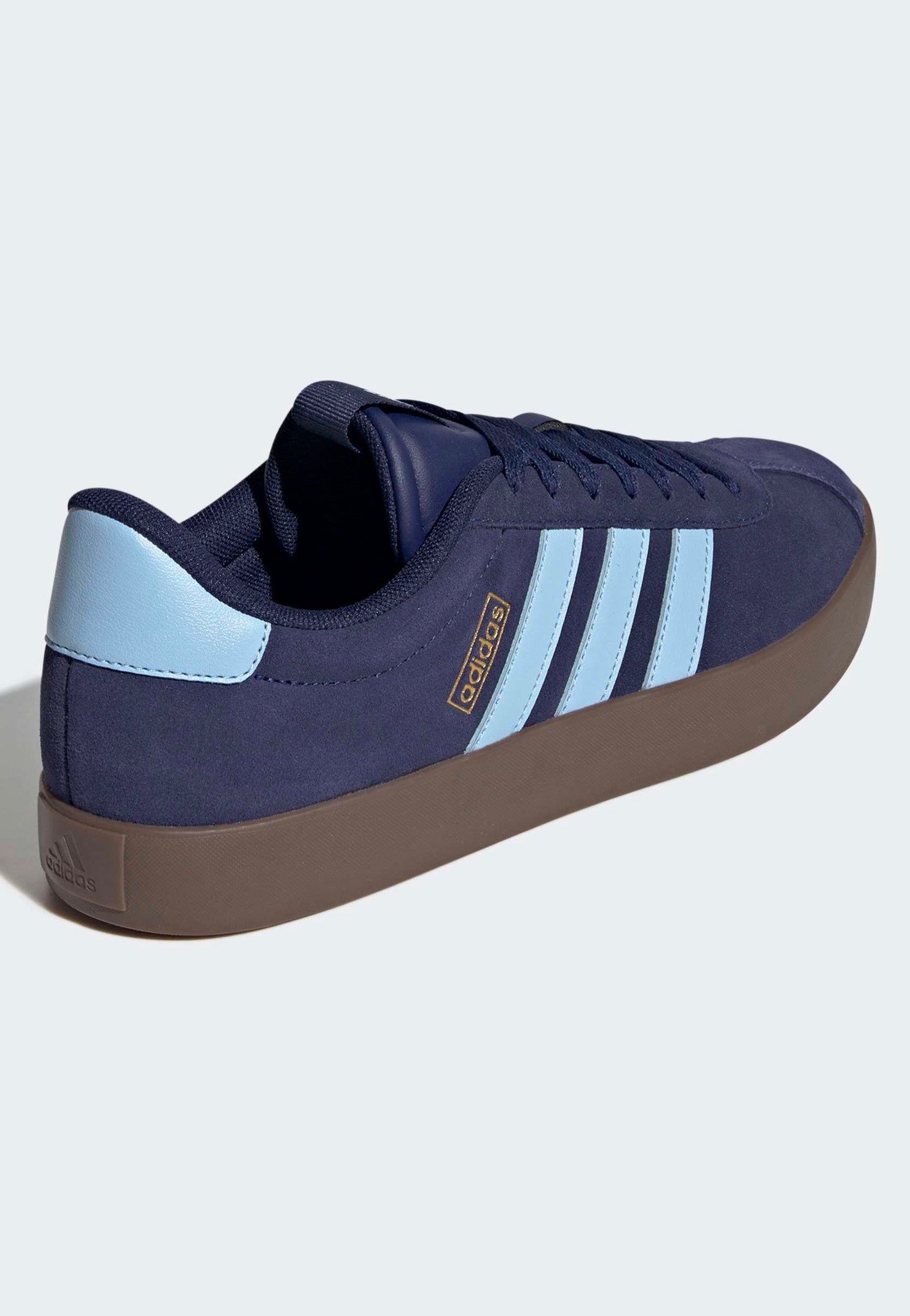 Adidas VL Court 3.0 Dark Blue/Clear Sky/Gold Met Kengät | Men-Image