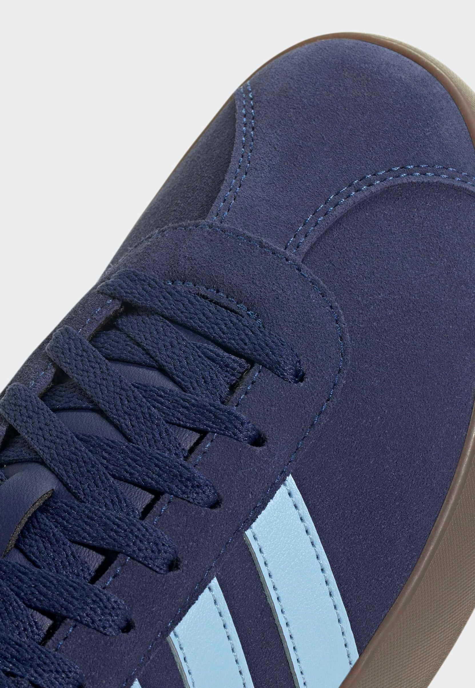 Adidas VL Court 3.0 Dark Blue/Clear Sky/Gold Met Kengät | Men-Image