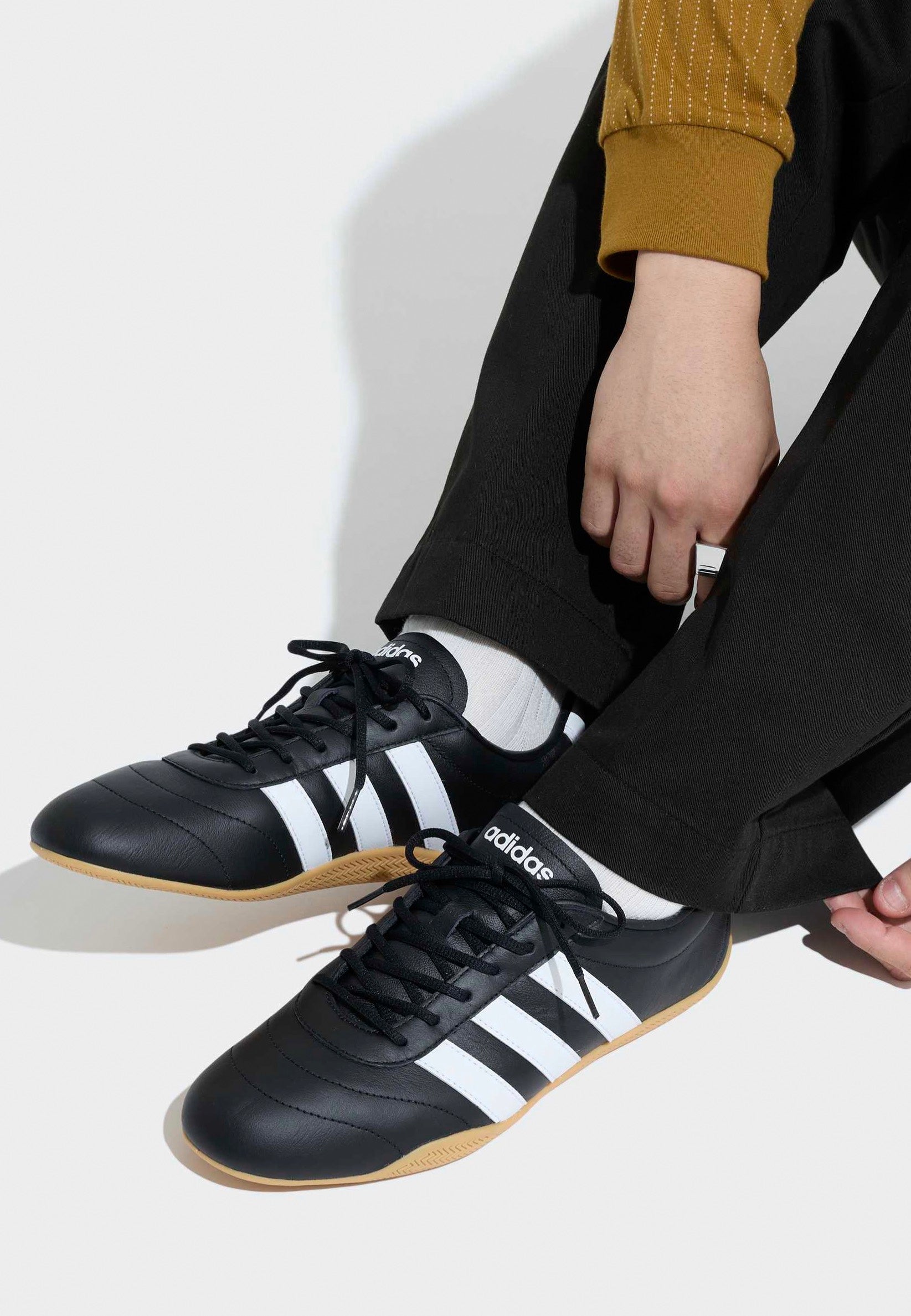 adidas gazelle silver green womens Adidas - Grand Court Lo Cblack/Ftwwht/Gum3 - Girl Shoes main image 0