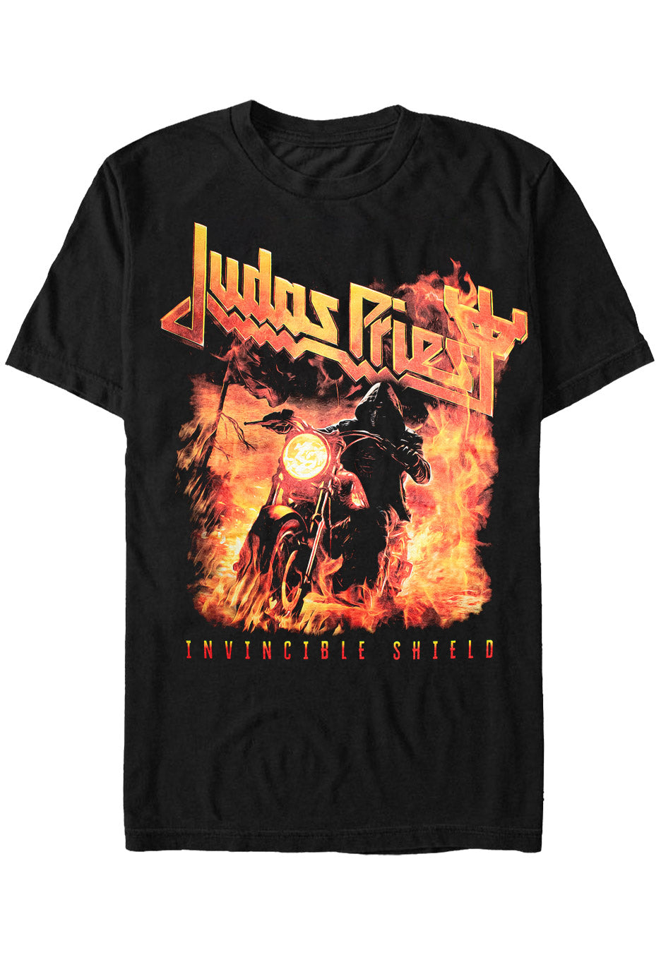 Judas Priest Invincible Shield Biker - T-Shirt | Impericon
