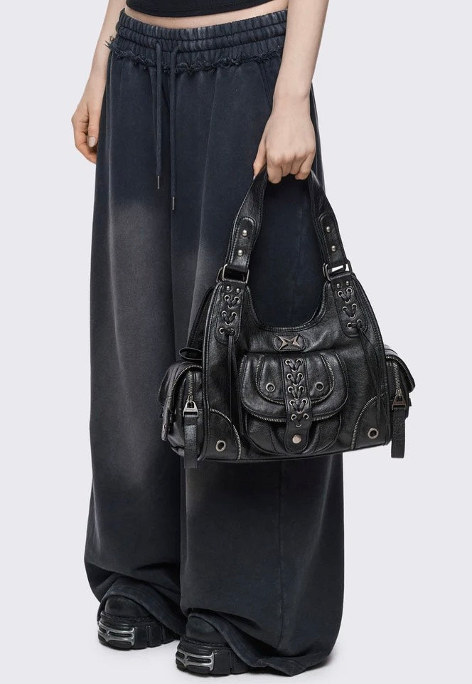 Minga London - Jules Vegan Shoulder Bag Black - Bag | Impericon