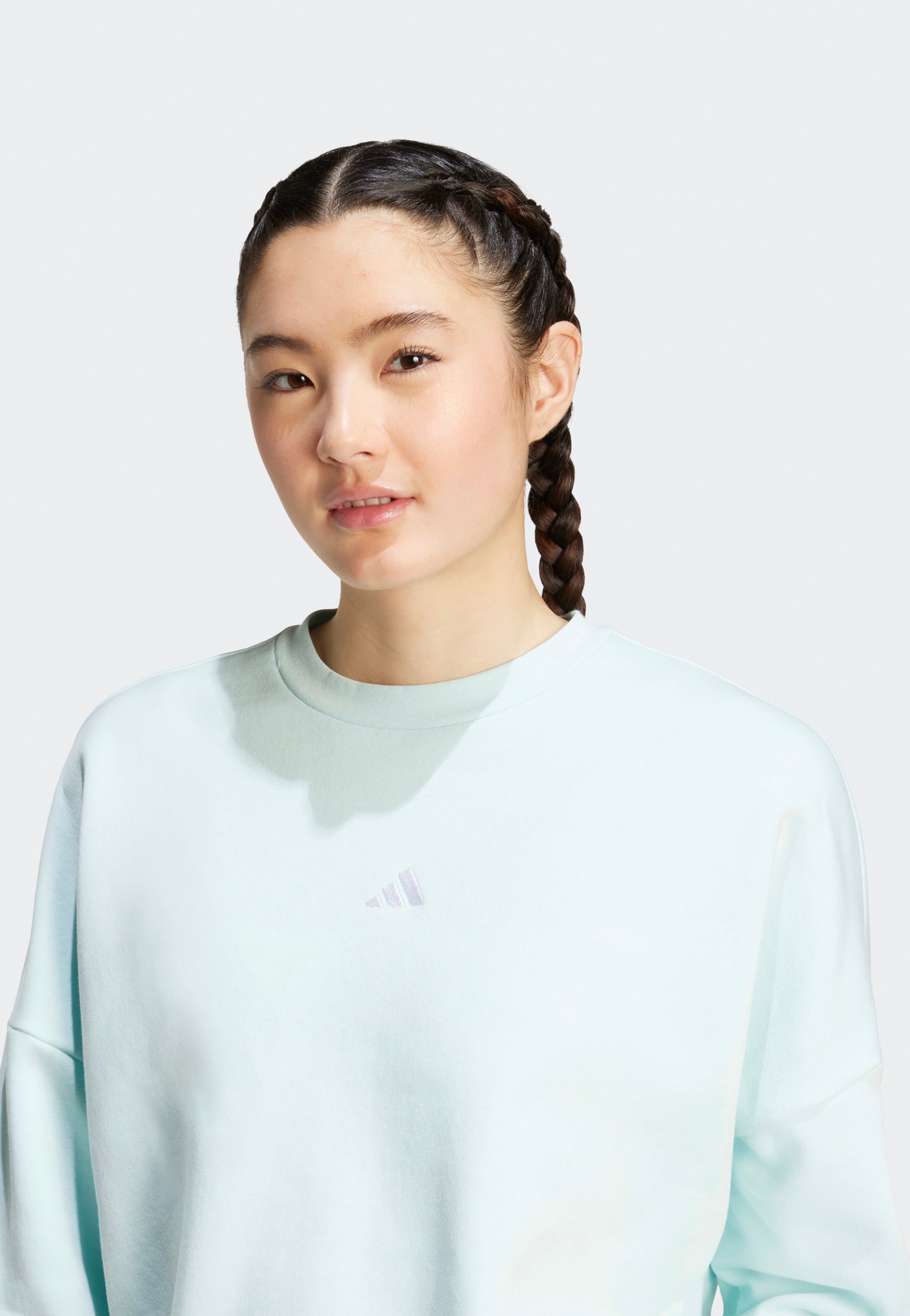 Adidas - Essentials Small Logo Feelcozy Halmin/White - Sweater | Women-Image