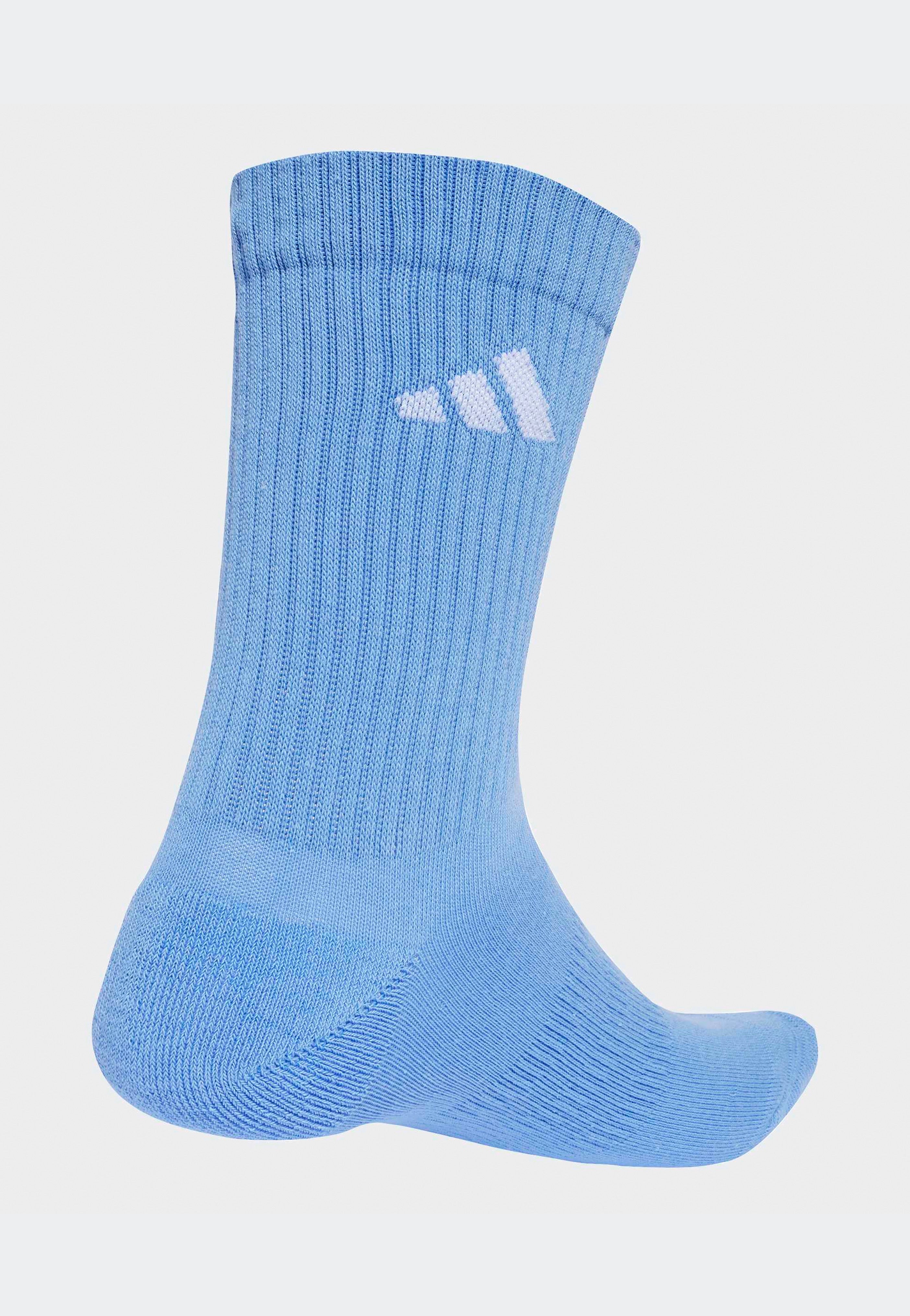 Adidas - Cushioned Crew Pack Of 6 Dkblue/Royblu/Olistr/Purr - Socks | Neutral-Image