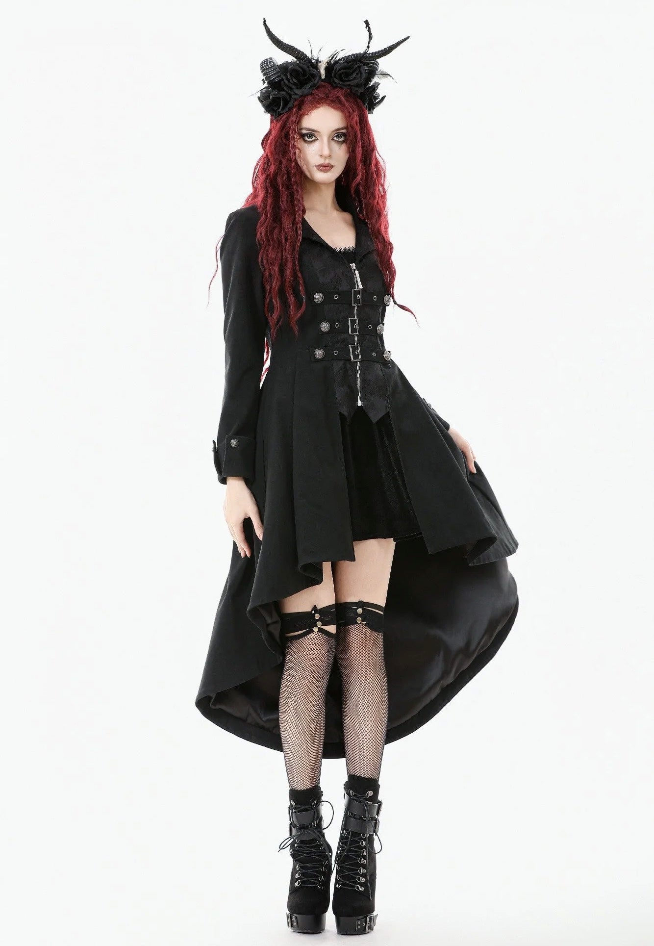 Dark In Love - Gothic PU Leather - Jacket | Women-Image