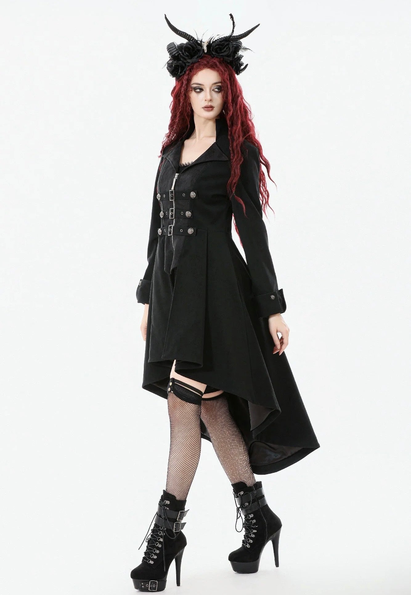 Dark In Love - Gothic PU Leather - Jacket | Women-Image