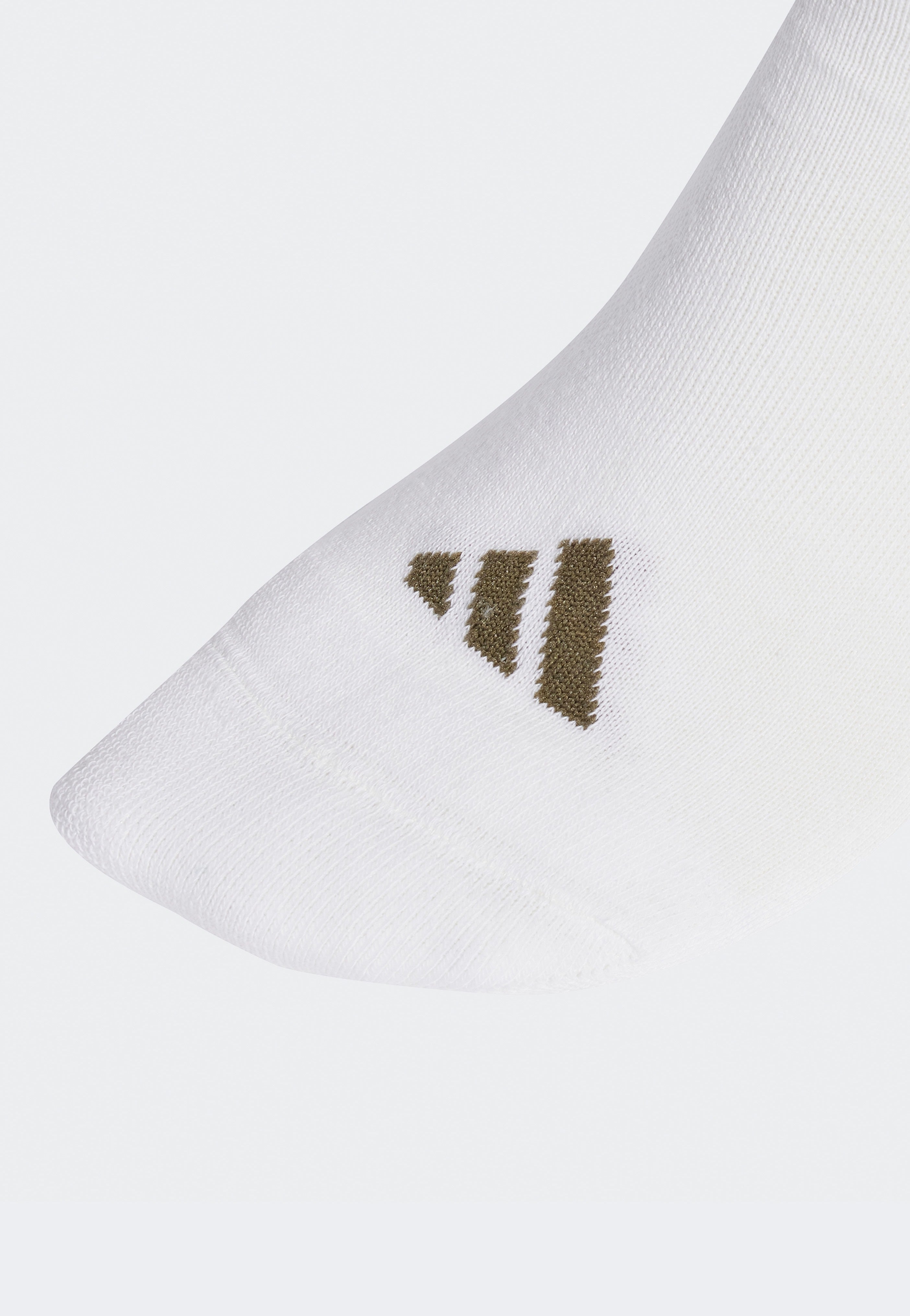 Adidas - Logo Pack Of 3 White/Olistr/Warsan - Socks | Neutral-Image
