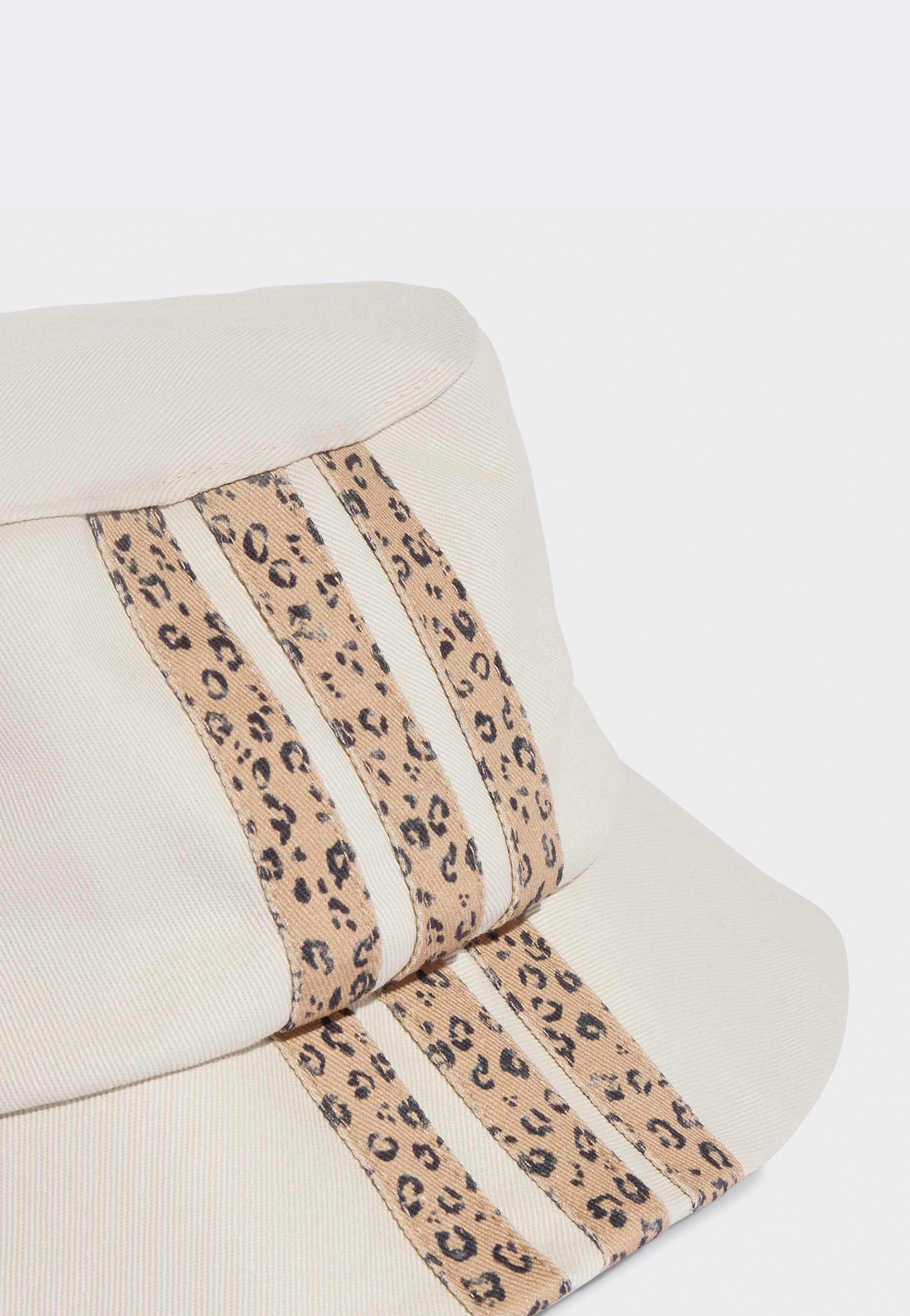 Adidas - 3 Stripes Leopard Graphic Wonalu/Black - Bucket Hat | Neutral-Image