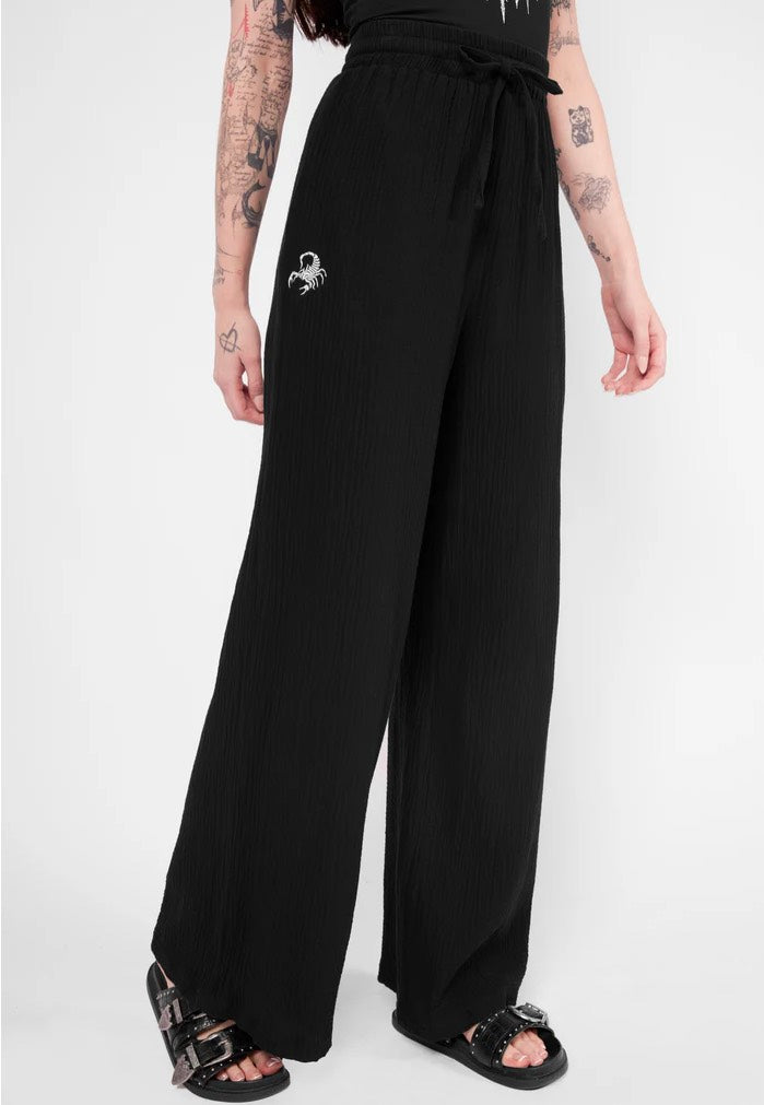 Mary Wyatt - Kali Wide Leg Black - Pants | Women-Image