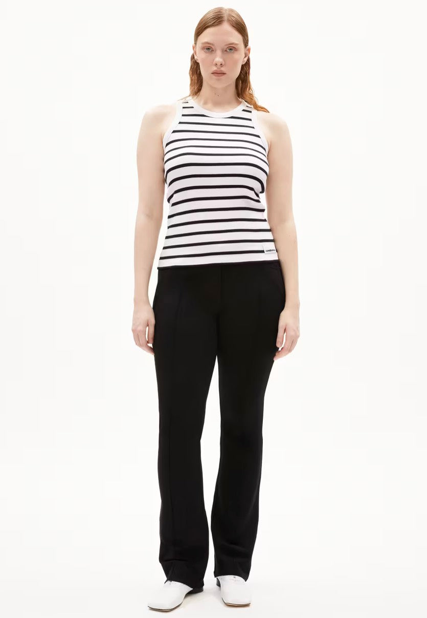 Armedangels - Kanitaa Stripes White/Black - Tank | Women-Image