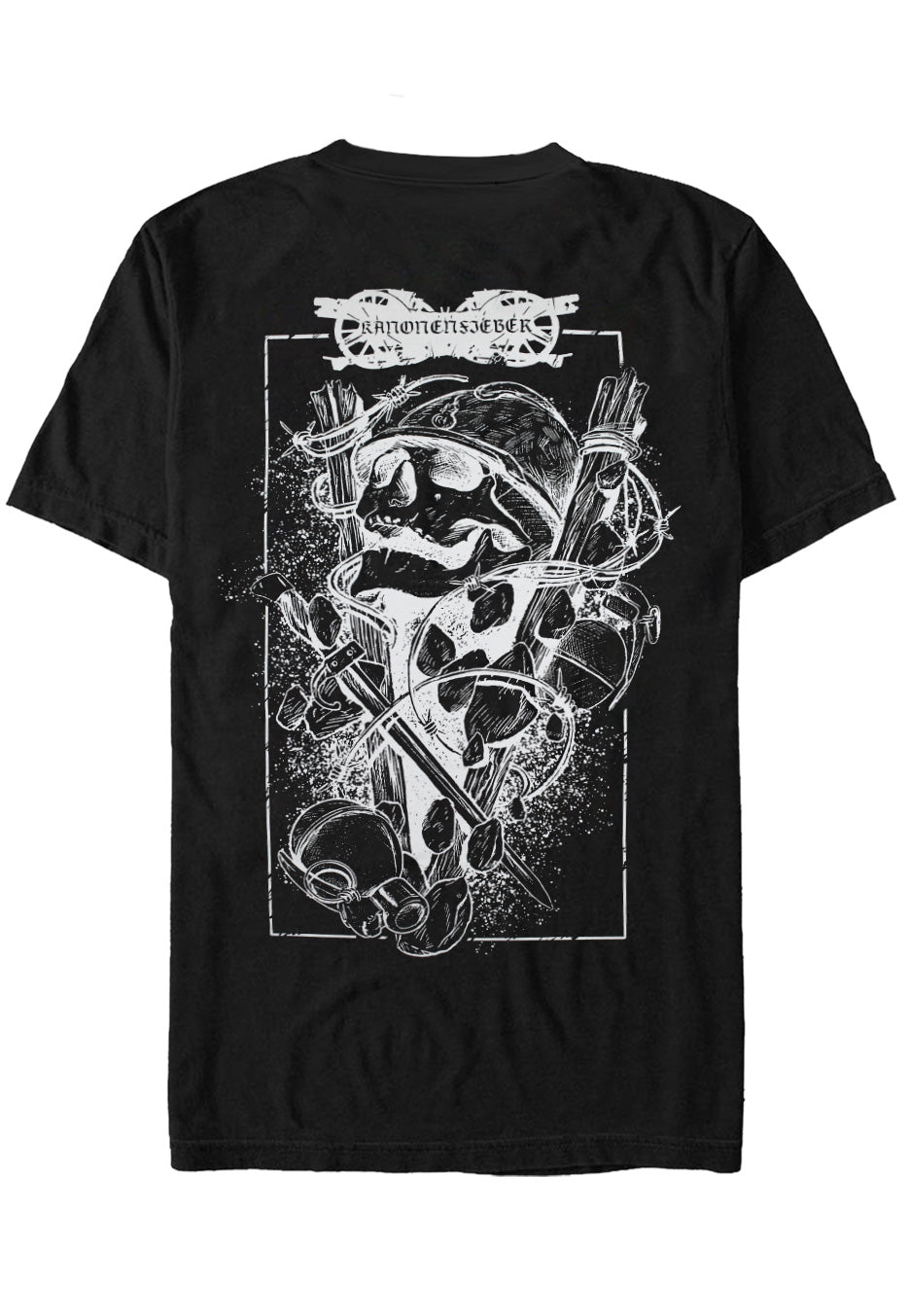 Kanonenfieber - Grabenschädel - T-Shirt | Neutral-Image