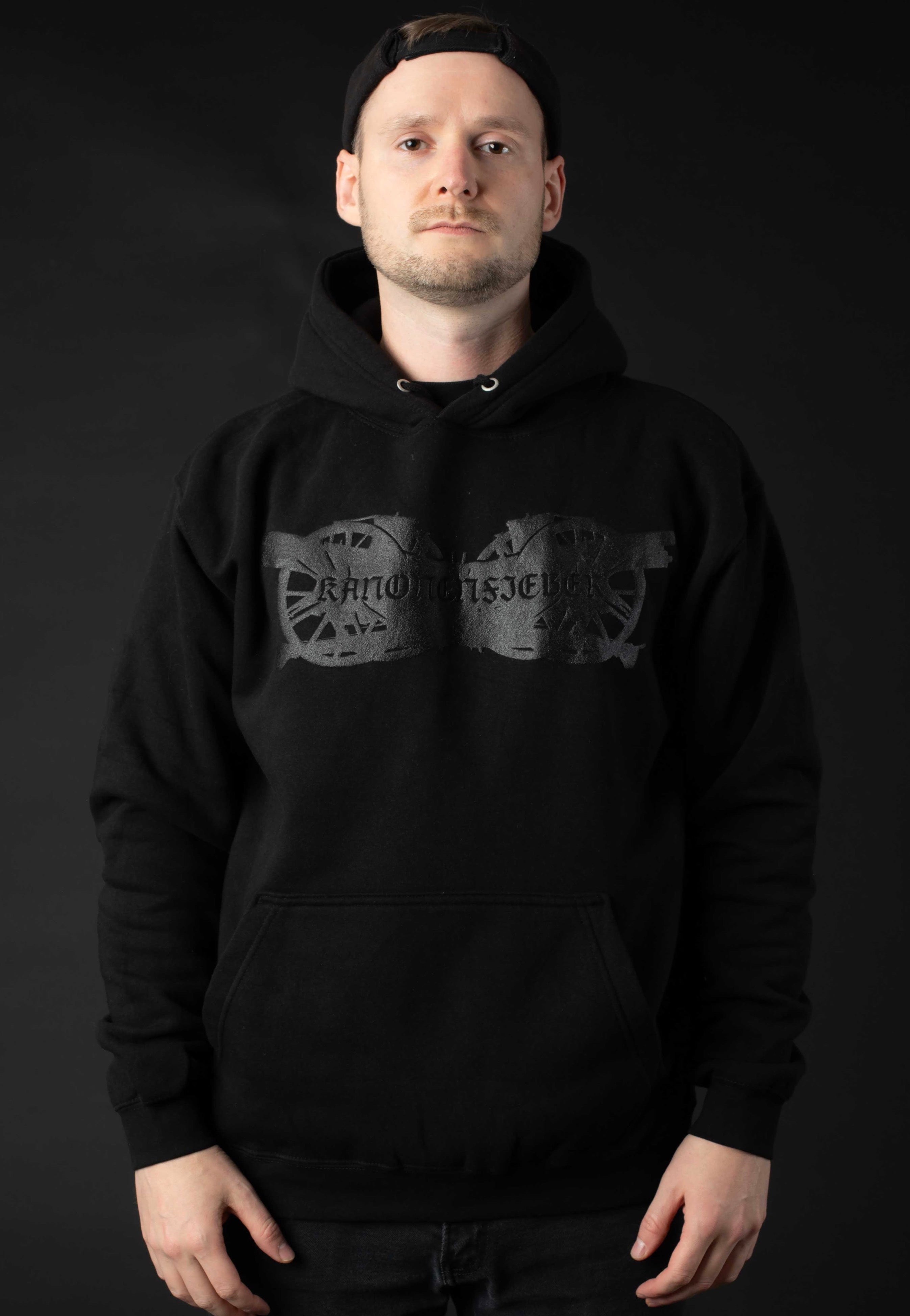 Kanonenfieber - Logo Limited Black On Black - Hoodie | Men-Image