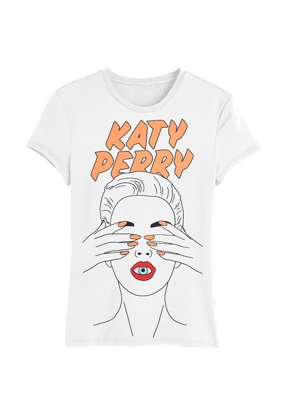 Katy Perry - Illustrated Eye White - Girly | Neutral-Image