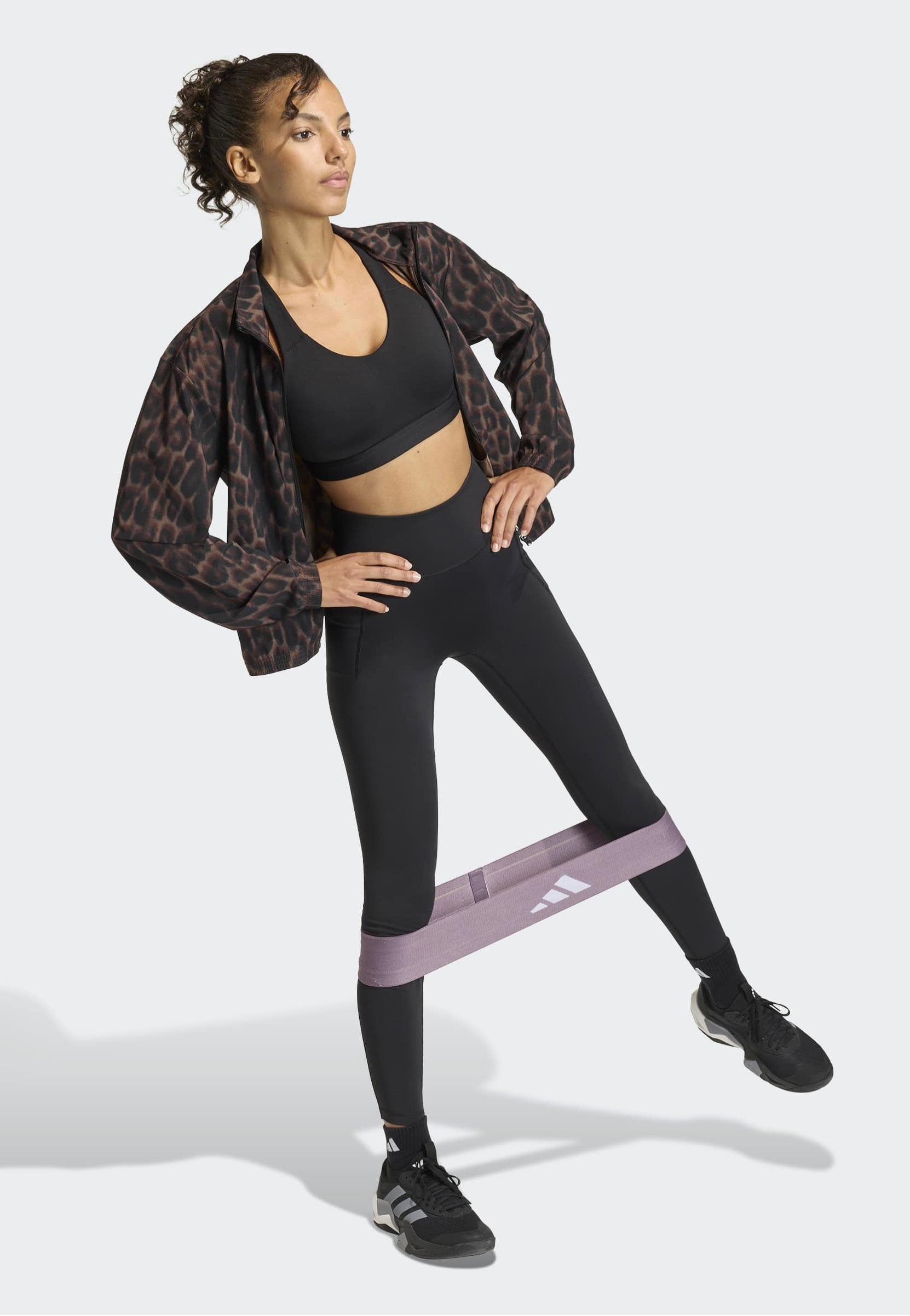 Adidas - WE 3S AOP Earstr/Black - Track Jacket | Women-Image
