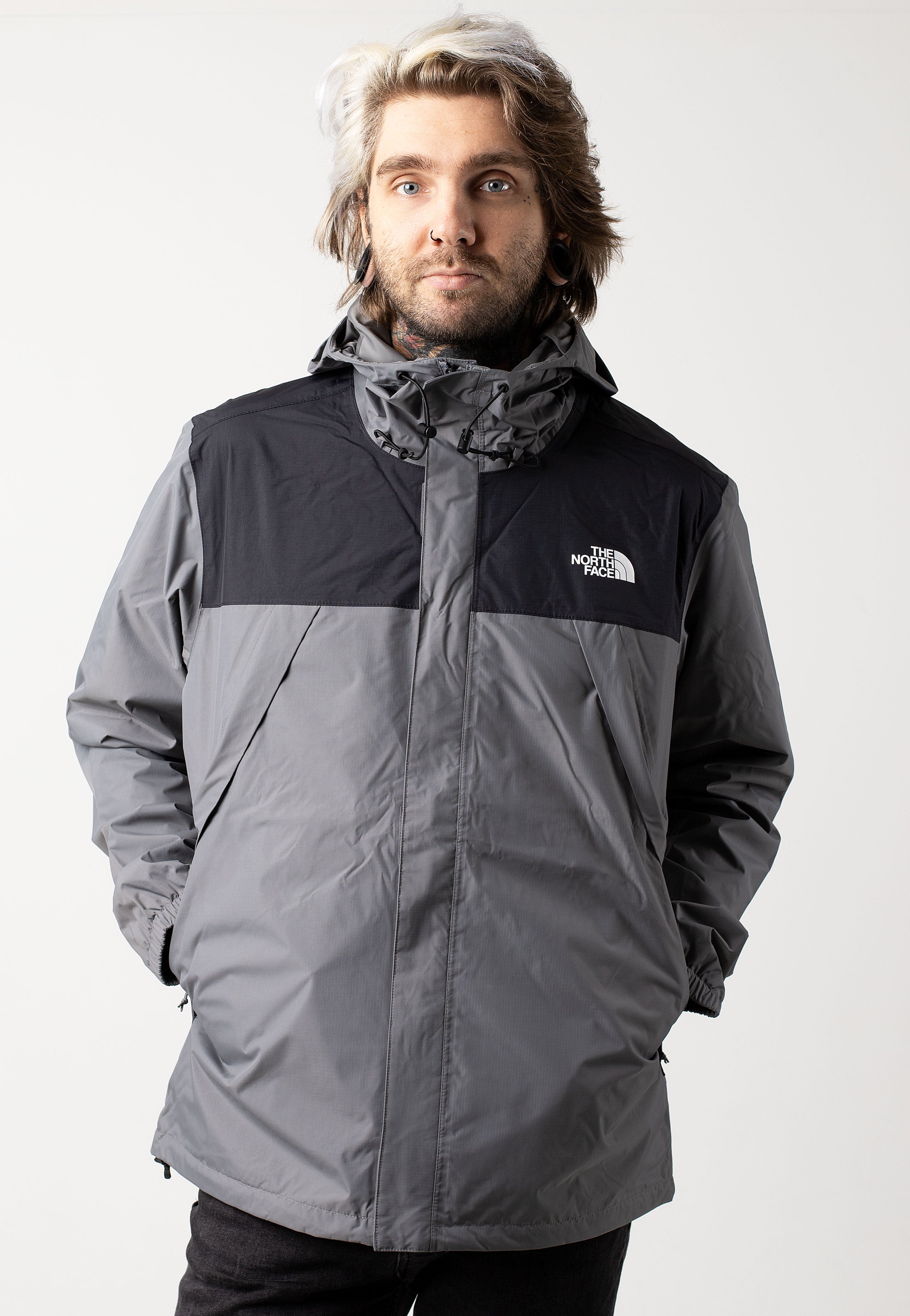 The North Face - Antora Smoked Pearl/Tnf Black - Jacket | Impericon