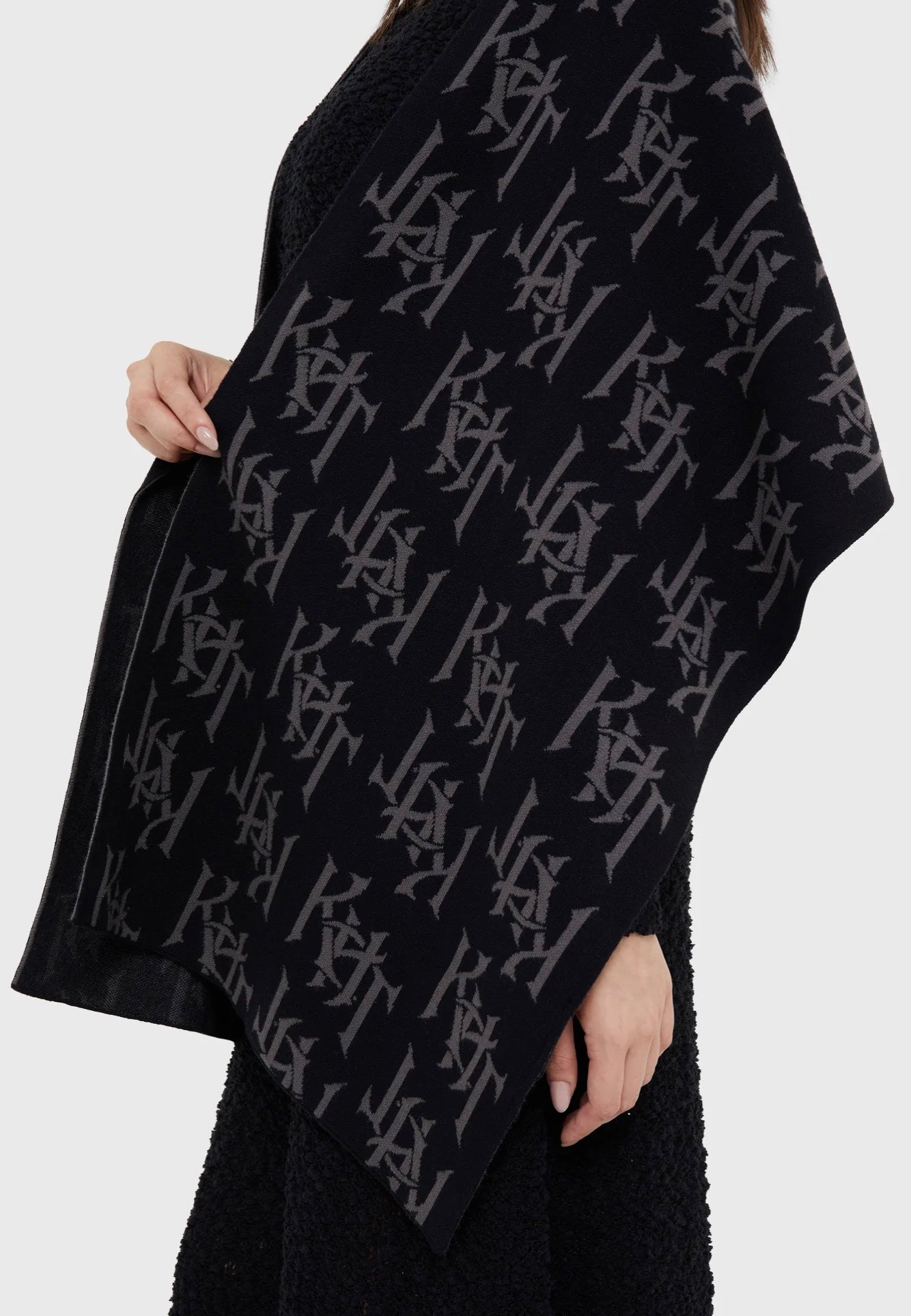 Killstar x Kihilist - Kihilist Black/Grey - Scarf | Neutral-Image