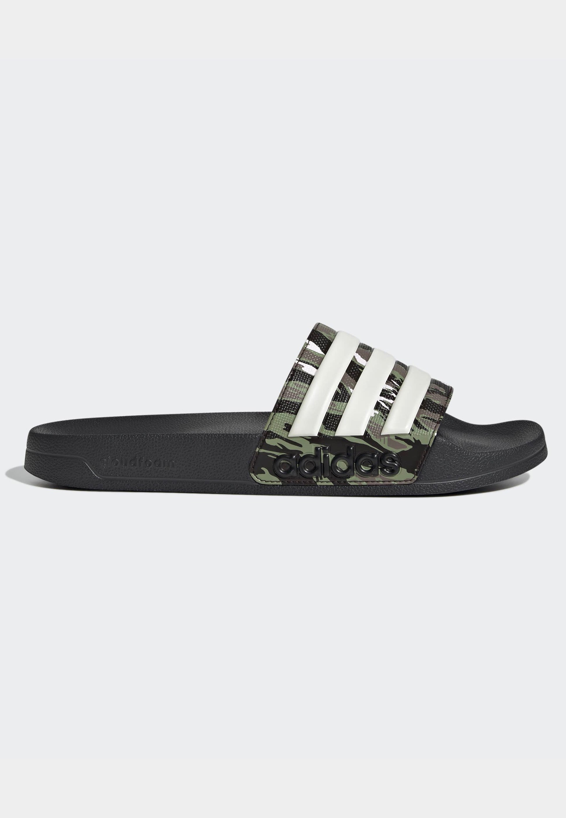 Adidas - Adilette Shower Cblack/Alumin/Tengrn - Slides | Men-Image