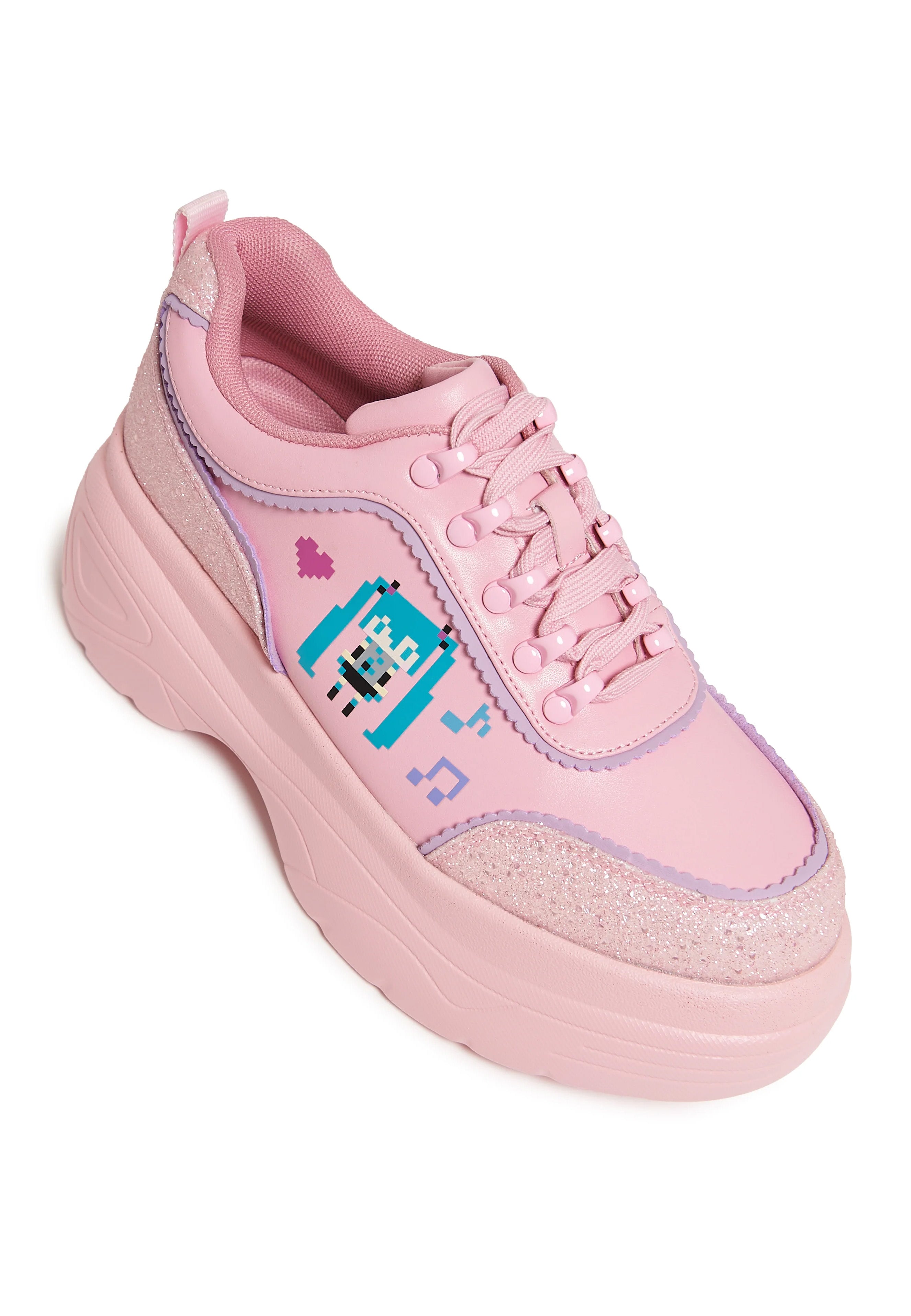 Koi Footwear x Hatsune Miku - Virtual Diva Miku Chunky Pink - Girl Shoes | Women-Image
