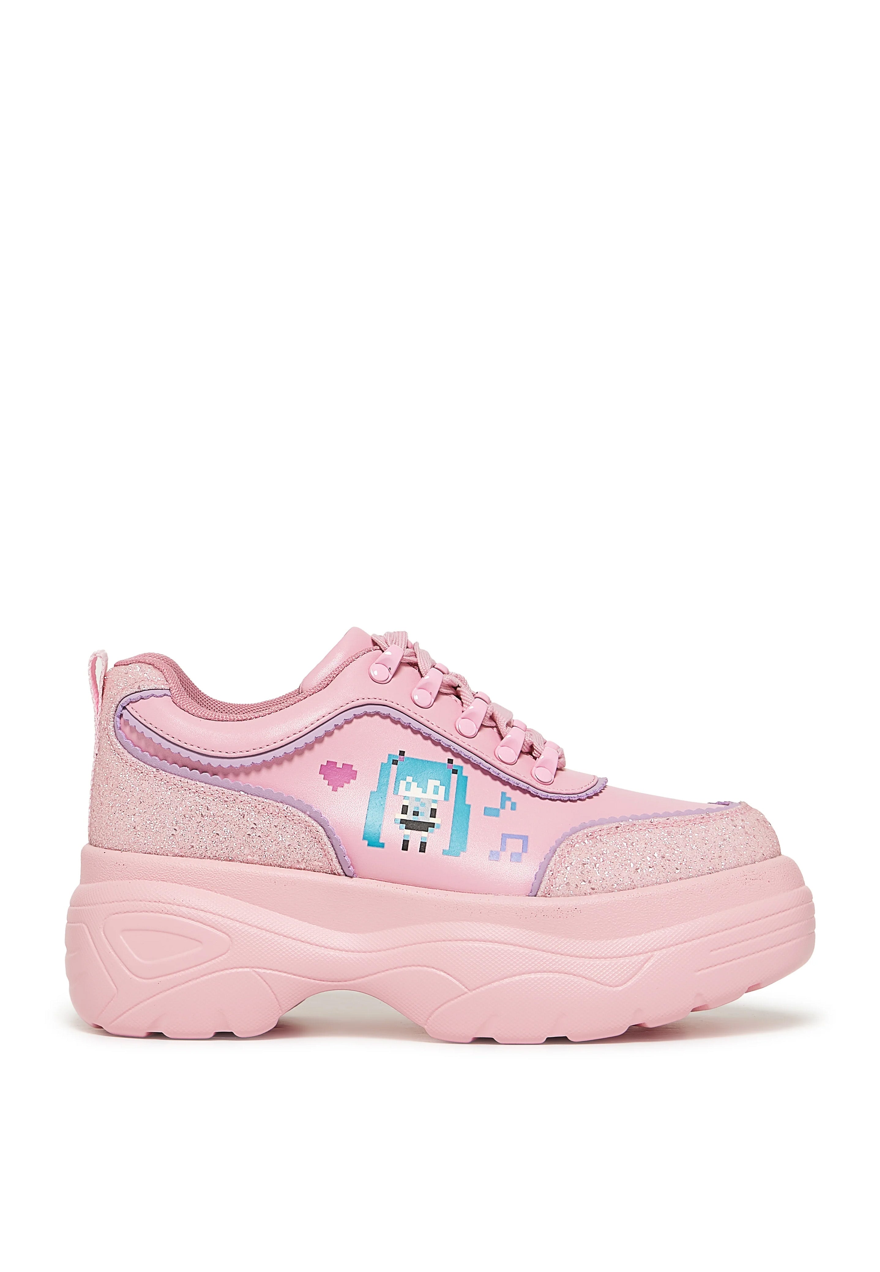 Koi Footwear x Hatsune Miku - Virtual Diva Miku Chunky Pink - Girl Shoes | Women-Image
