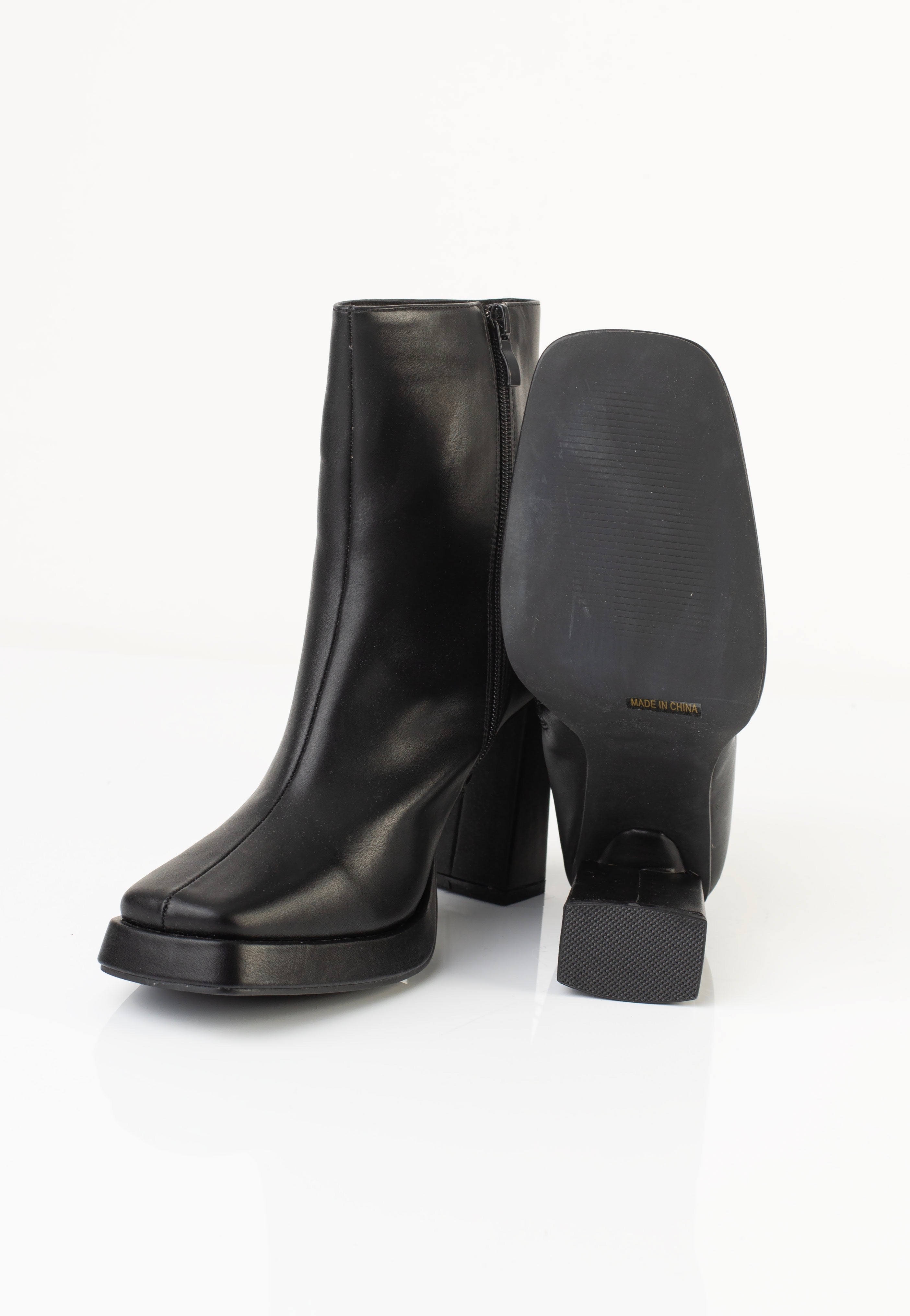 Koi Footwear - Halla Black Heeled - Girl Shoes | Women-Image