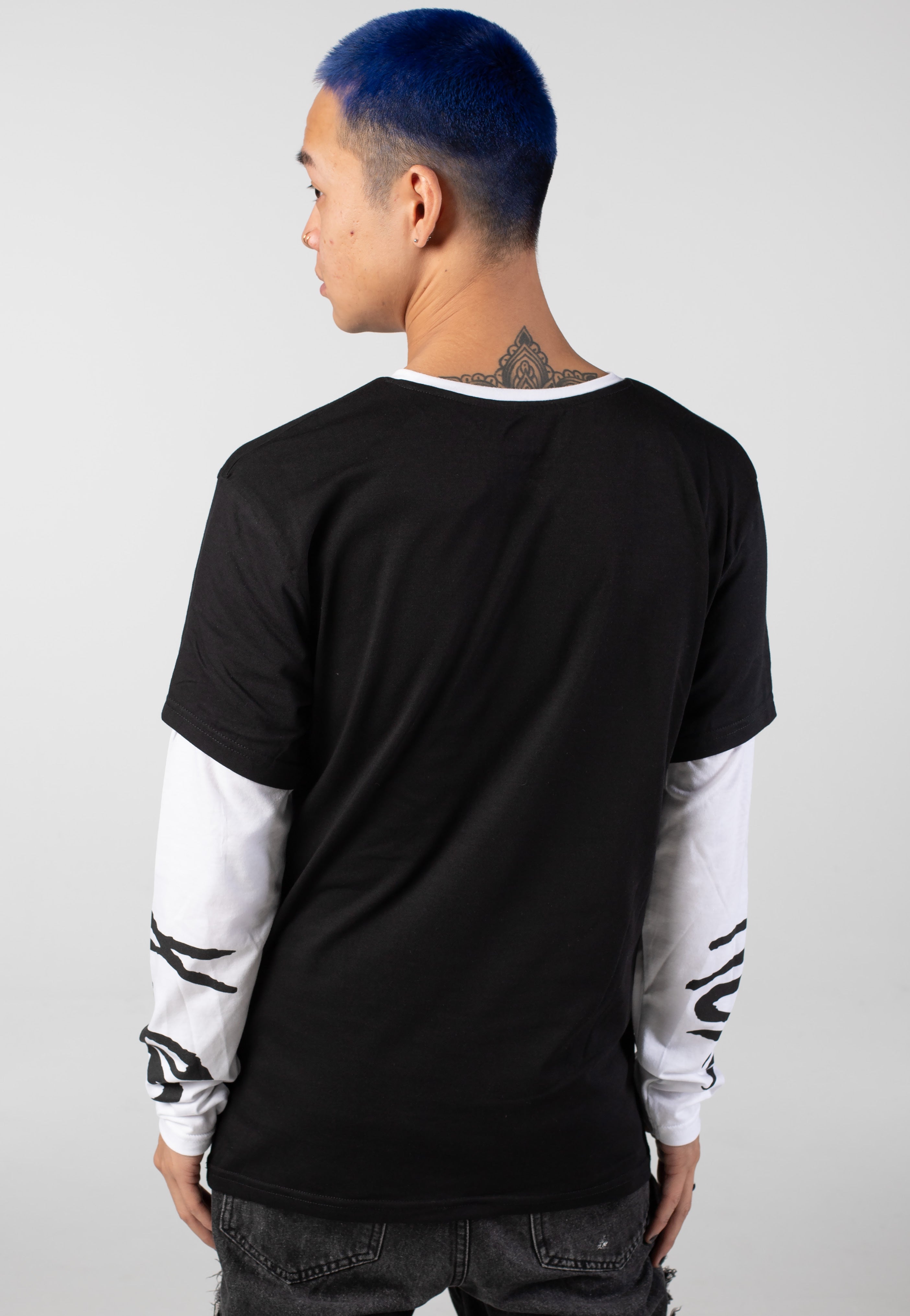 Korn - Metallic Logo - Longsleeve | Men-Image