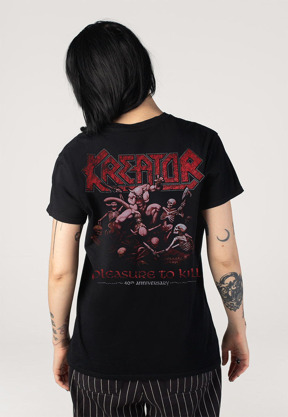 Kreator Pleasure To Kill 40th Anniversary T-Shirt | Women-Image