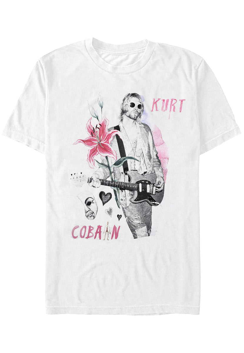 Kurt Cobain Flowers - T-Shirt | Impericon
