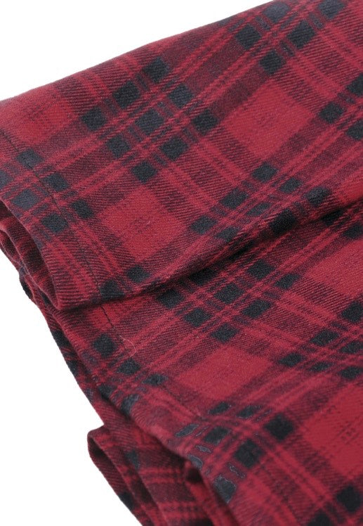 Dark In Love Punk Red Plaid Red Minifalda | Women-Image