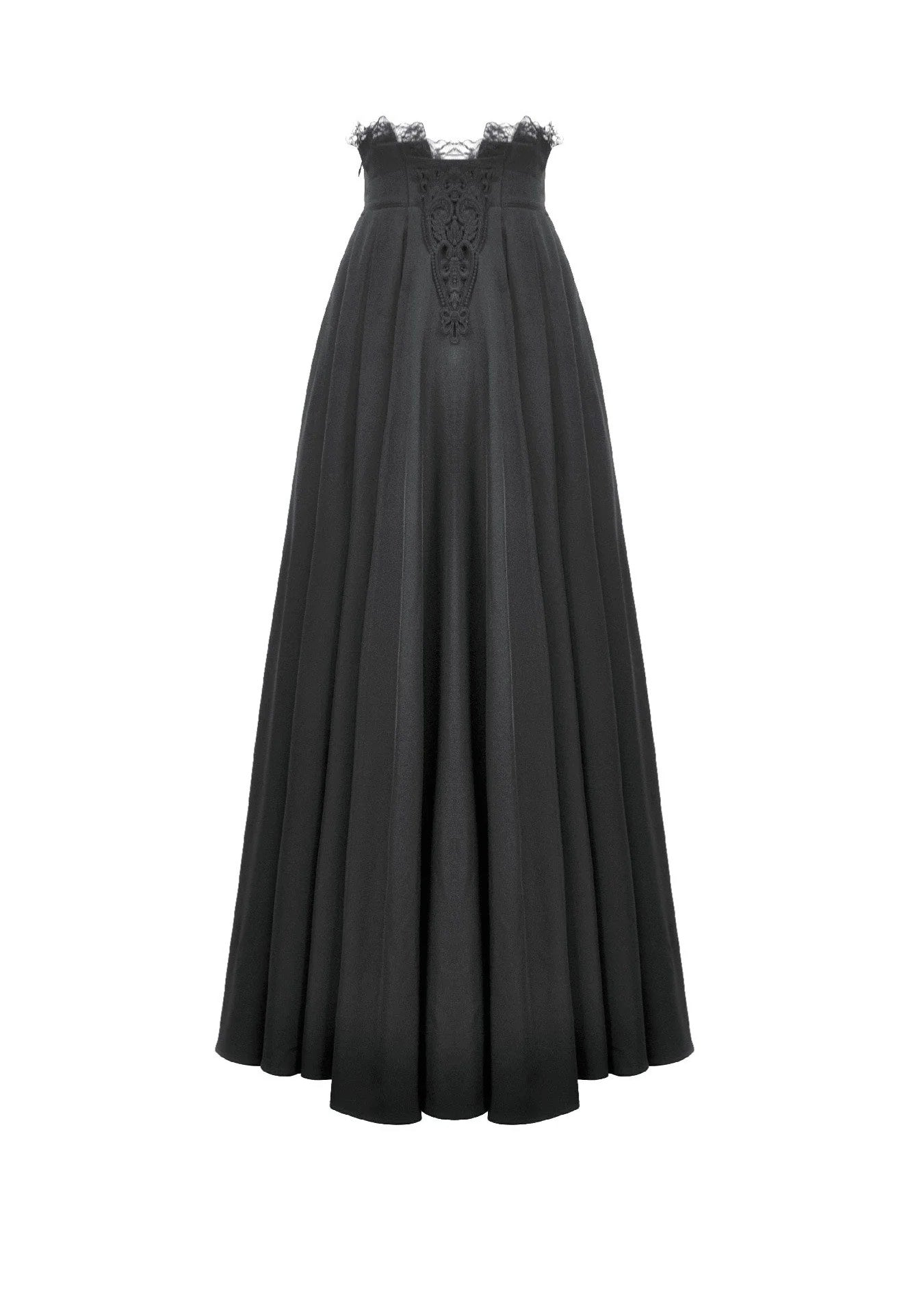 Dark In Love - Gothic Nun Pleated - Skirt | Women-Image