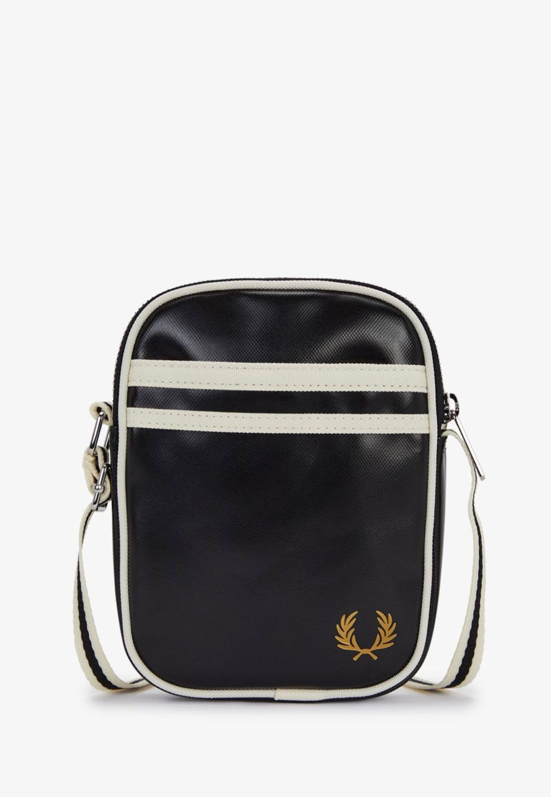 Fred Perry - Classic Small Side Black/Ecru - Travel Bag | Neutral-Image