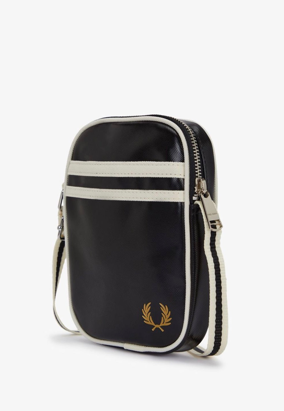 Fred Perry - Classic Small Side Black/Ecru - Travel Bag | Neutral-Image